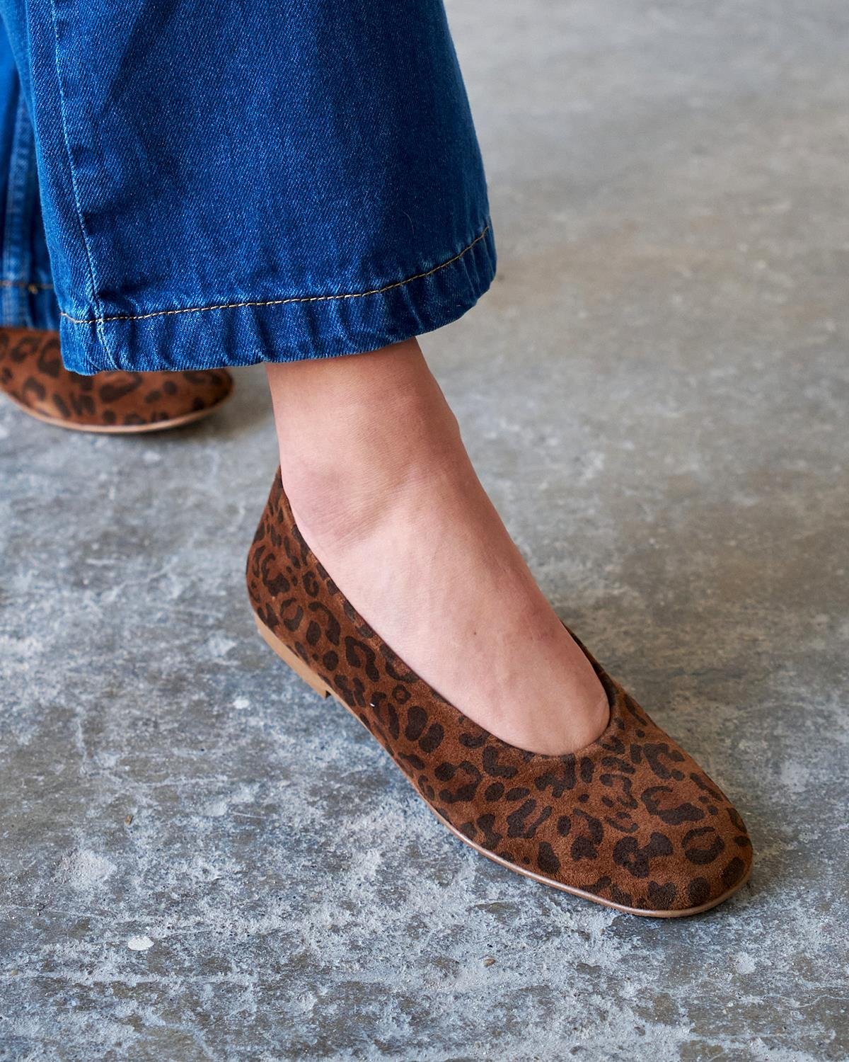 MOTTA LEOPAR SÜET BABET
