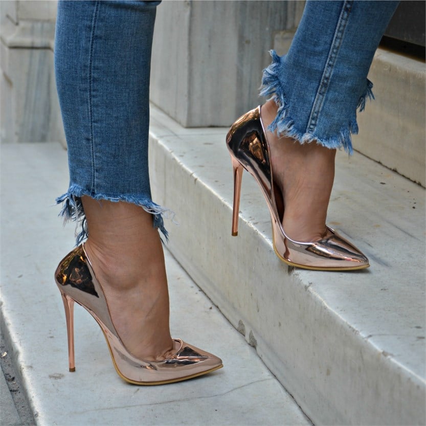 SHİNE BRONZ STİLETTO