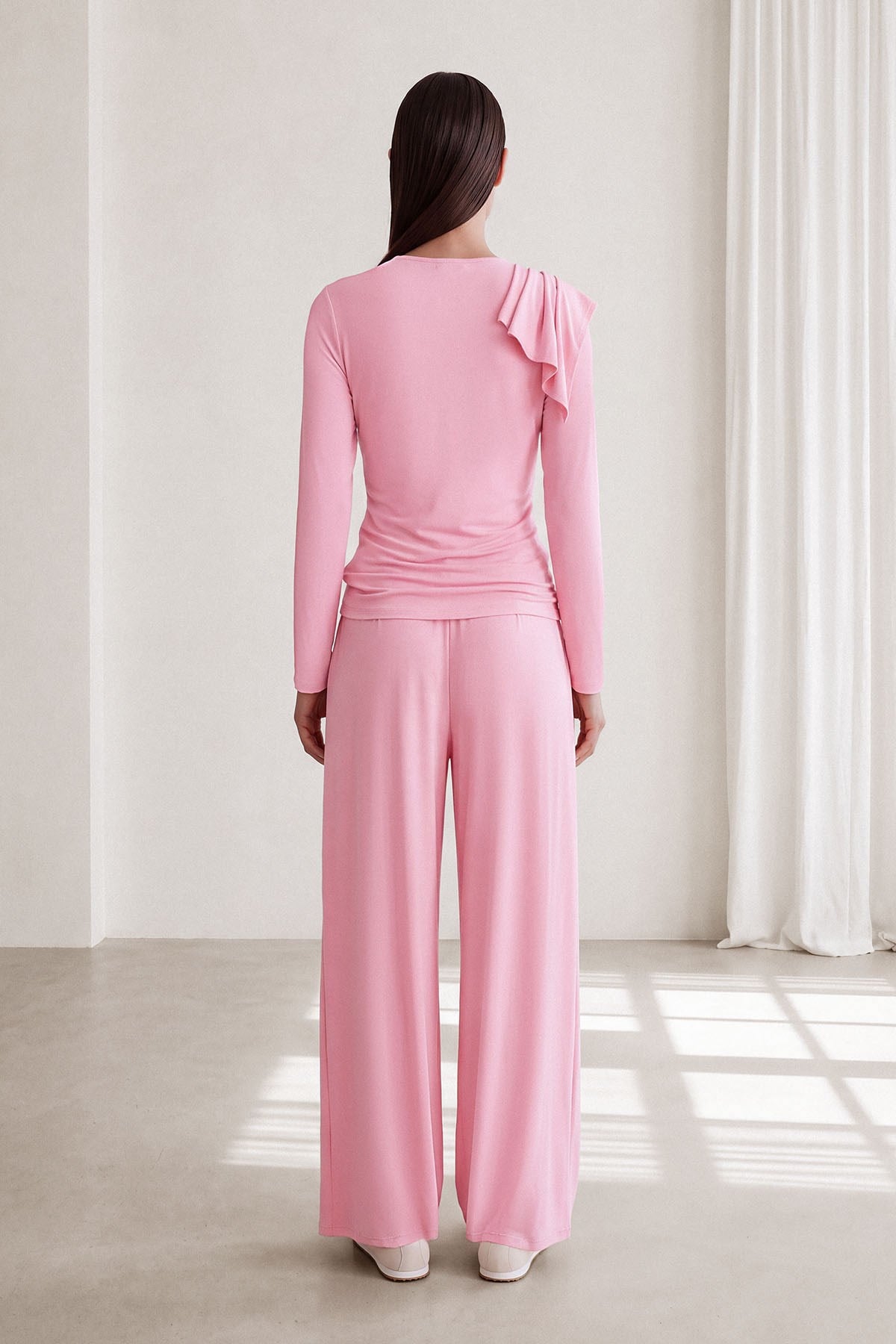 CAPRİ WRAP BLUZ Pembe