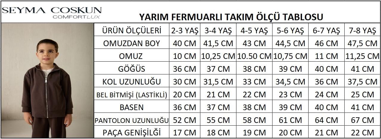 Fermuarlı Takım Siyah