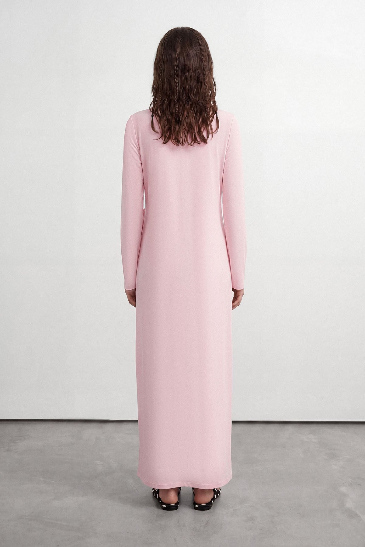 Formlu Elbise Summer Pembe
