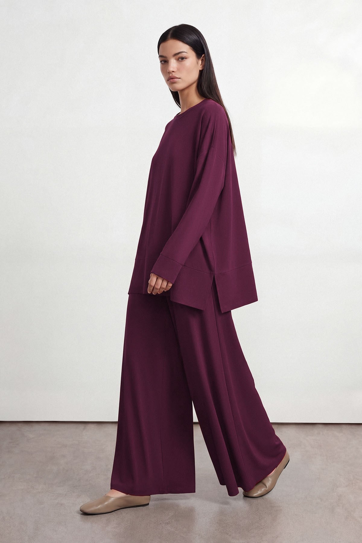 Lucca Soft Takım Bordo
