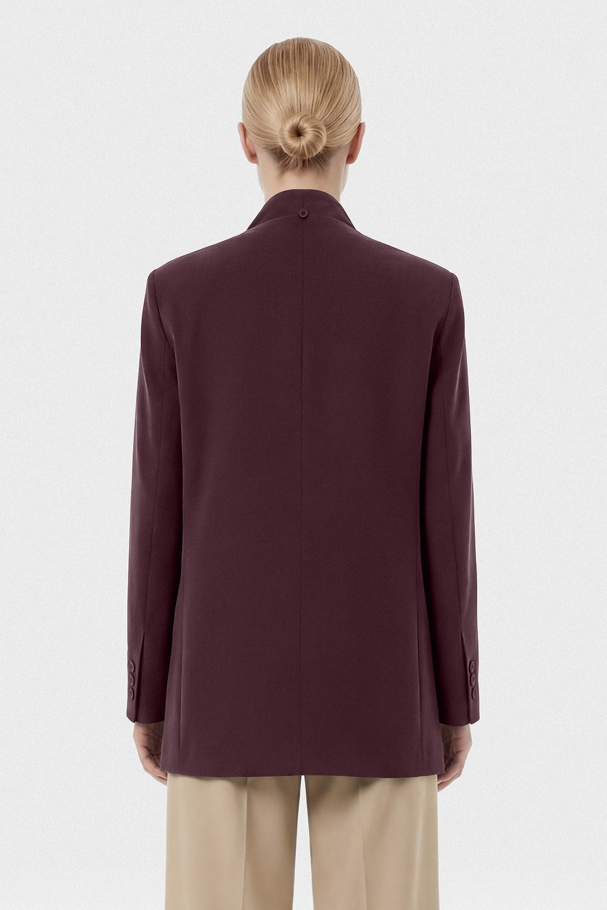Luxe Ceket Bordo