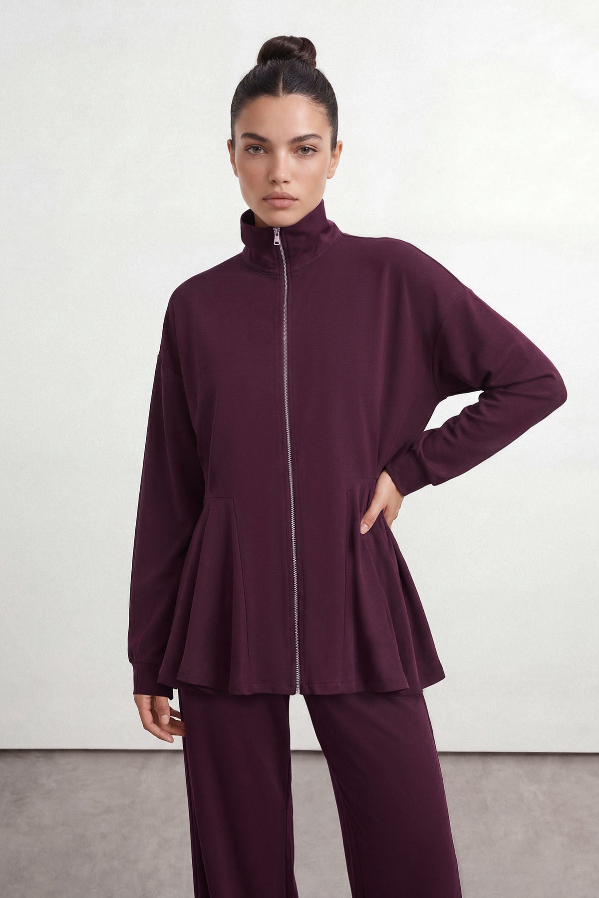 Moonlight Top Bordo