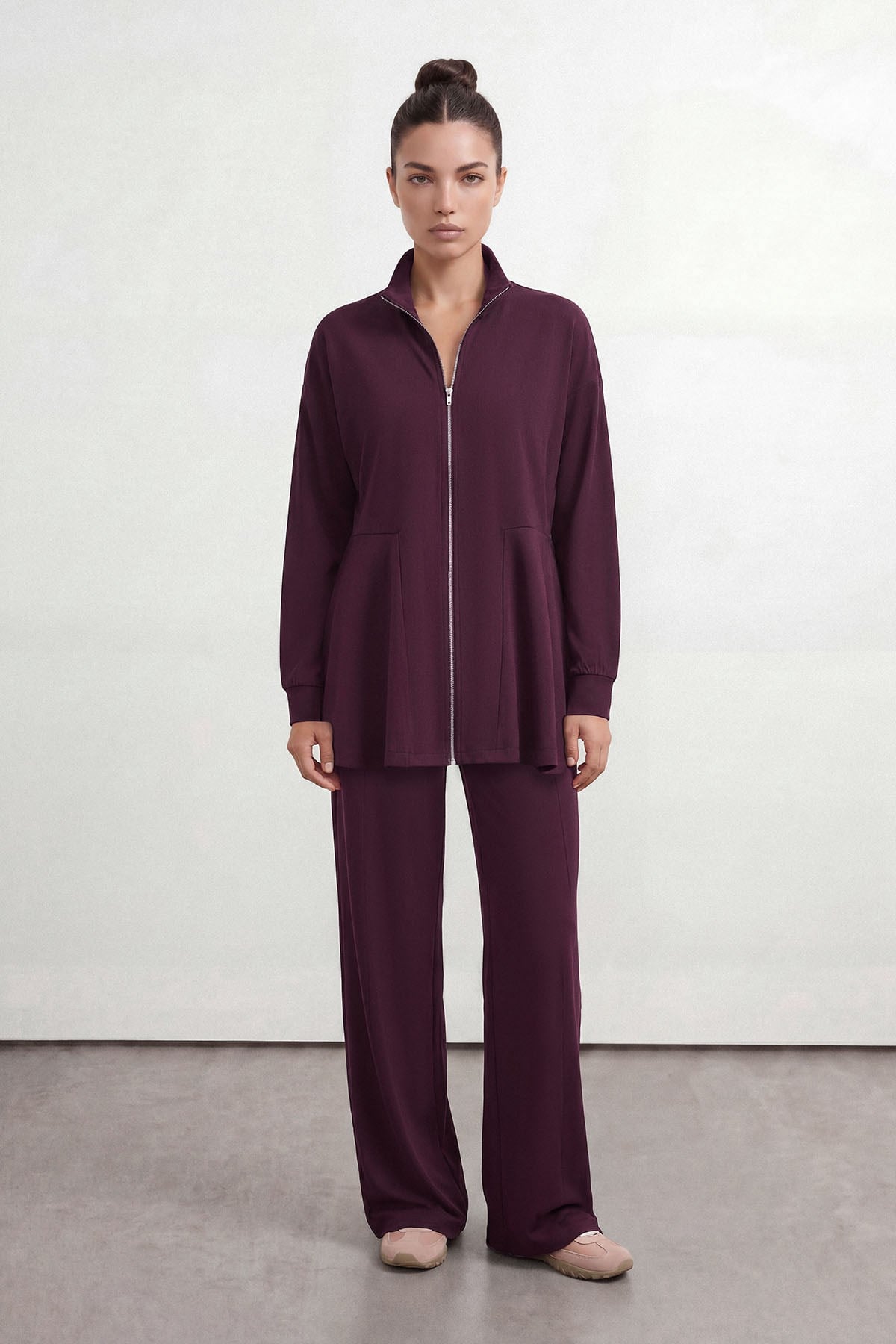 Moonlight Top Bordo