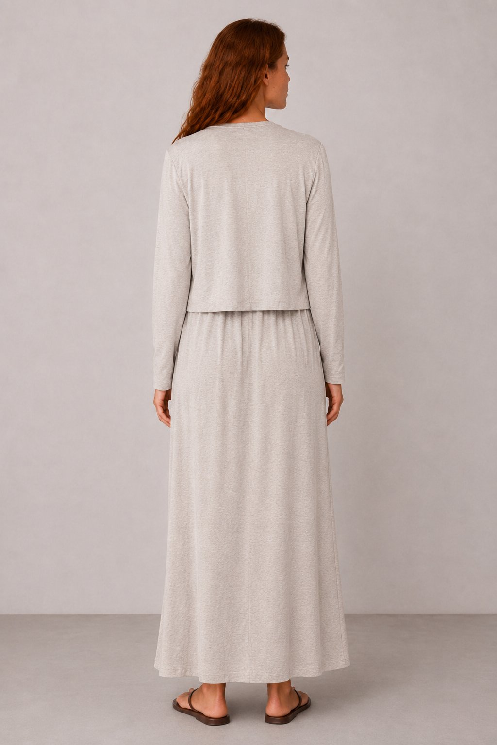 Natural Dokulu Kimono Bej melanj