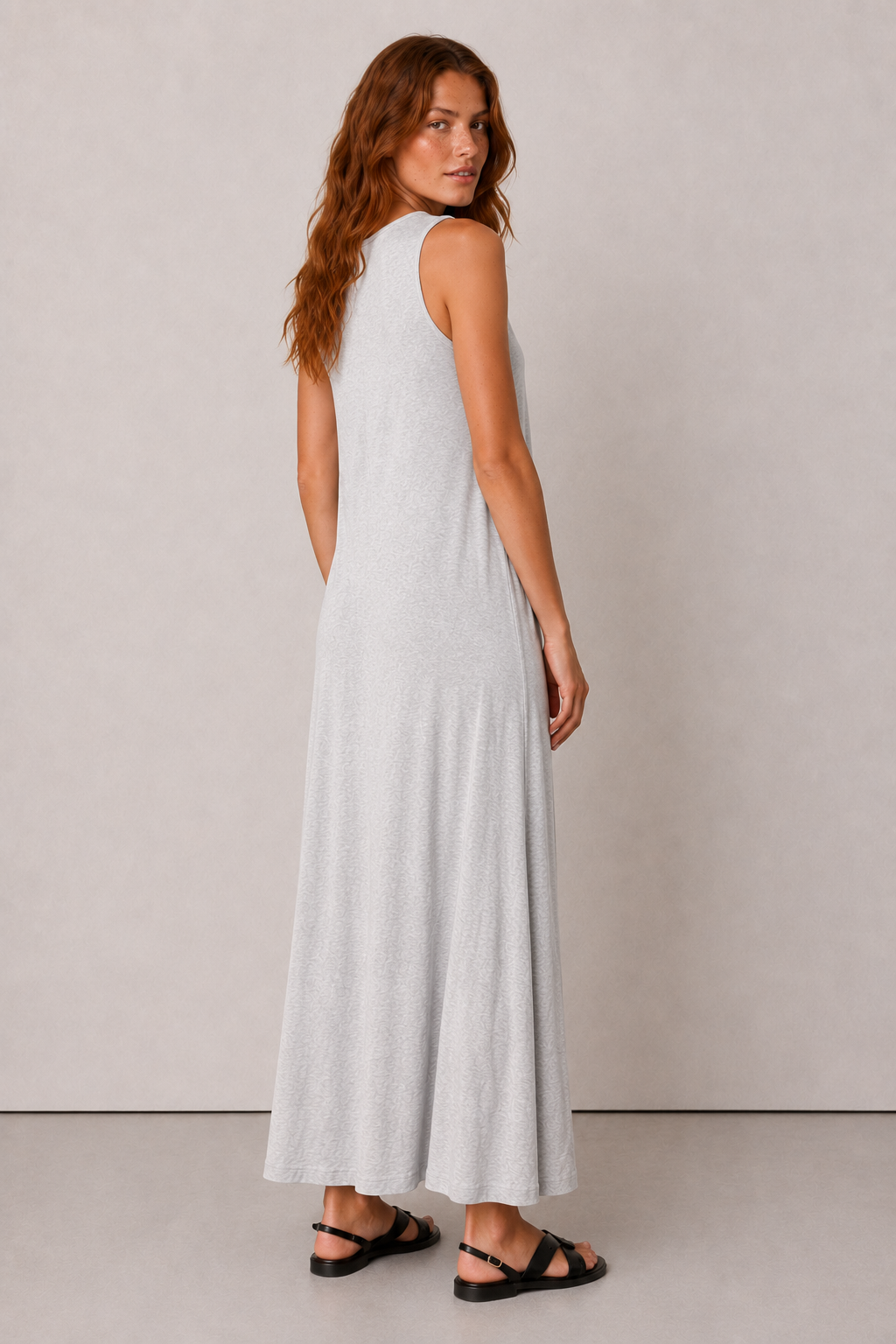 Natural Dokulu Kimono Gri melanj
