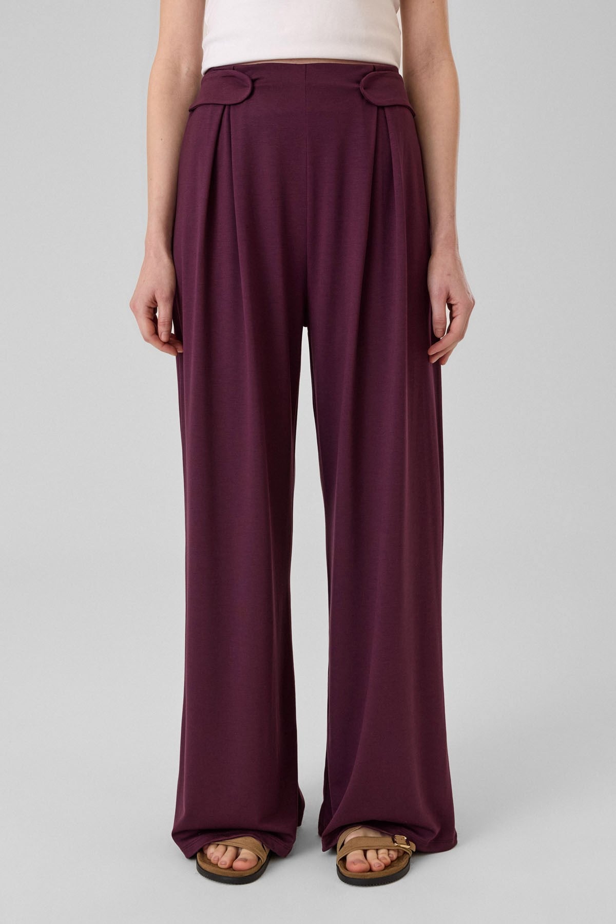 Rina Pantolon Bordo