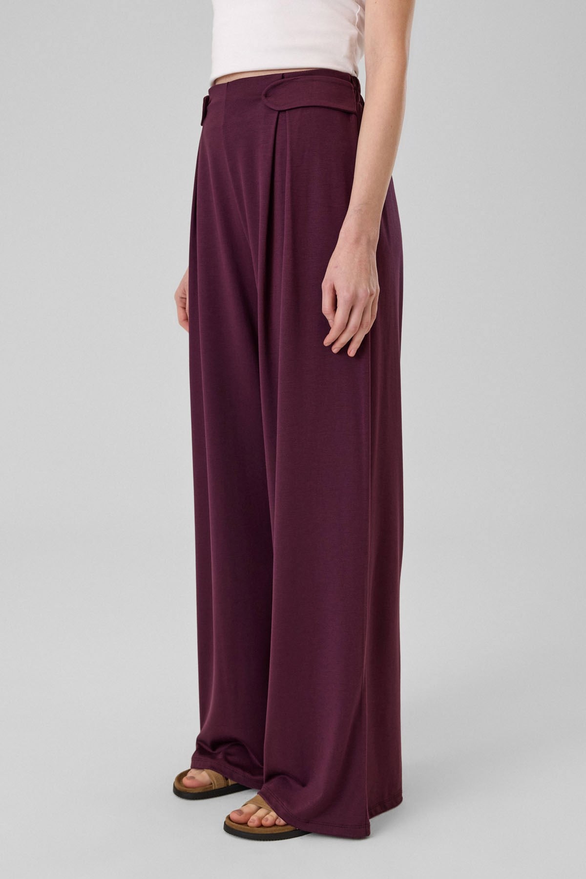 Rina Pantolon Bordo