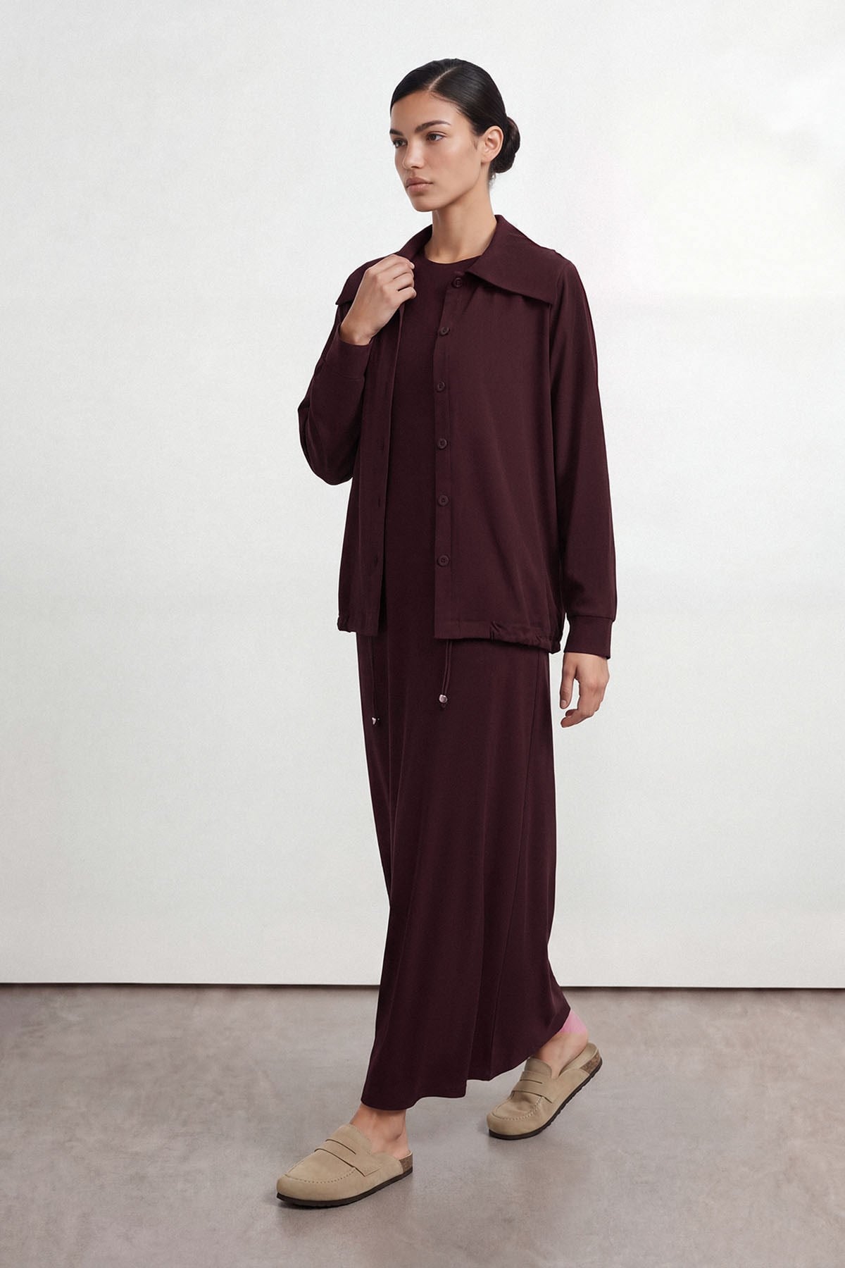 Soho Bomber Set Bordo
