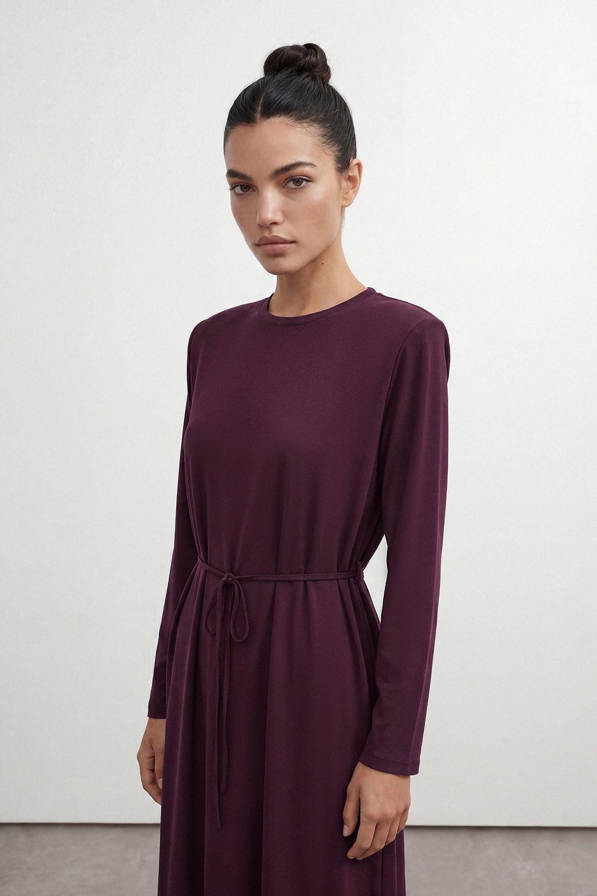 VATKALI FORM ELBİSE Bordo