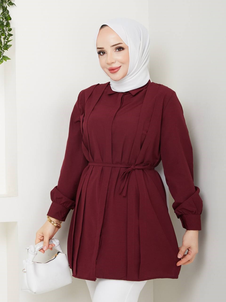 ASYA TUNİK BORDO