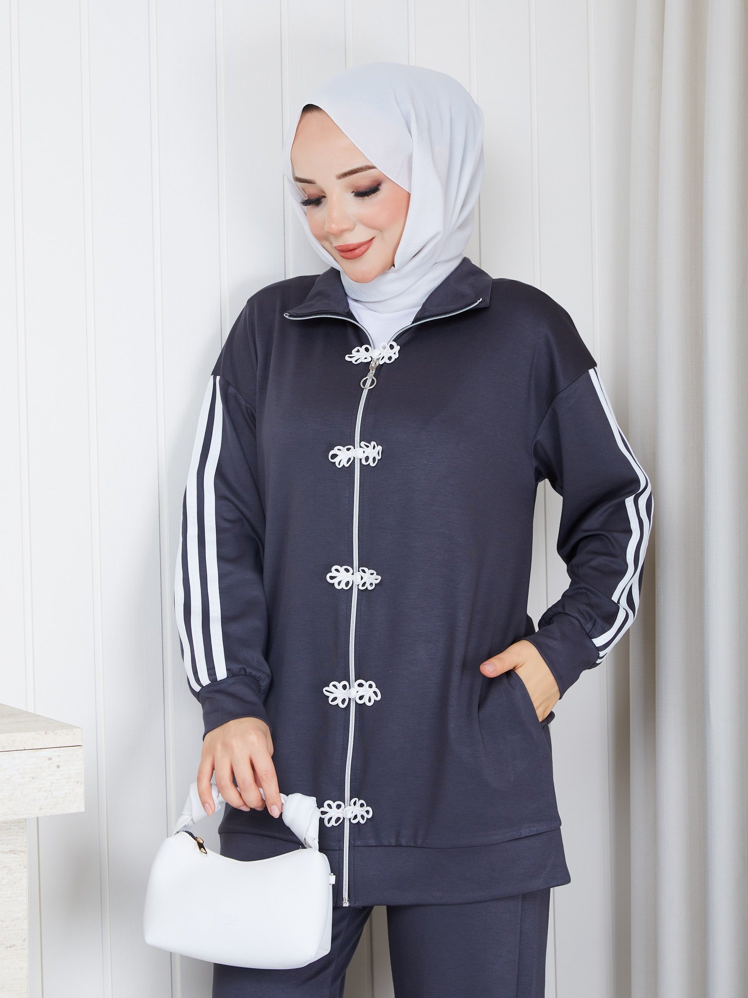 MODAL SİBEL İKİLİ TAKIM FÜME