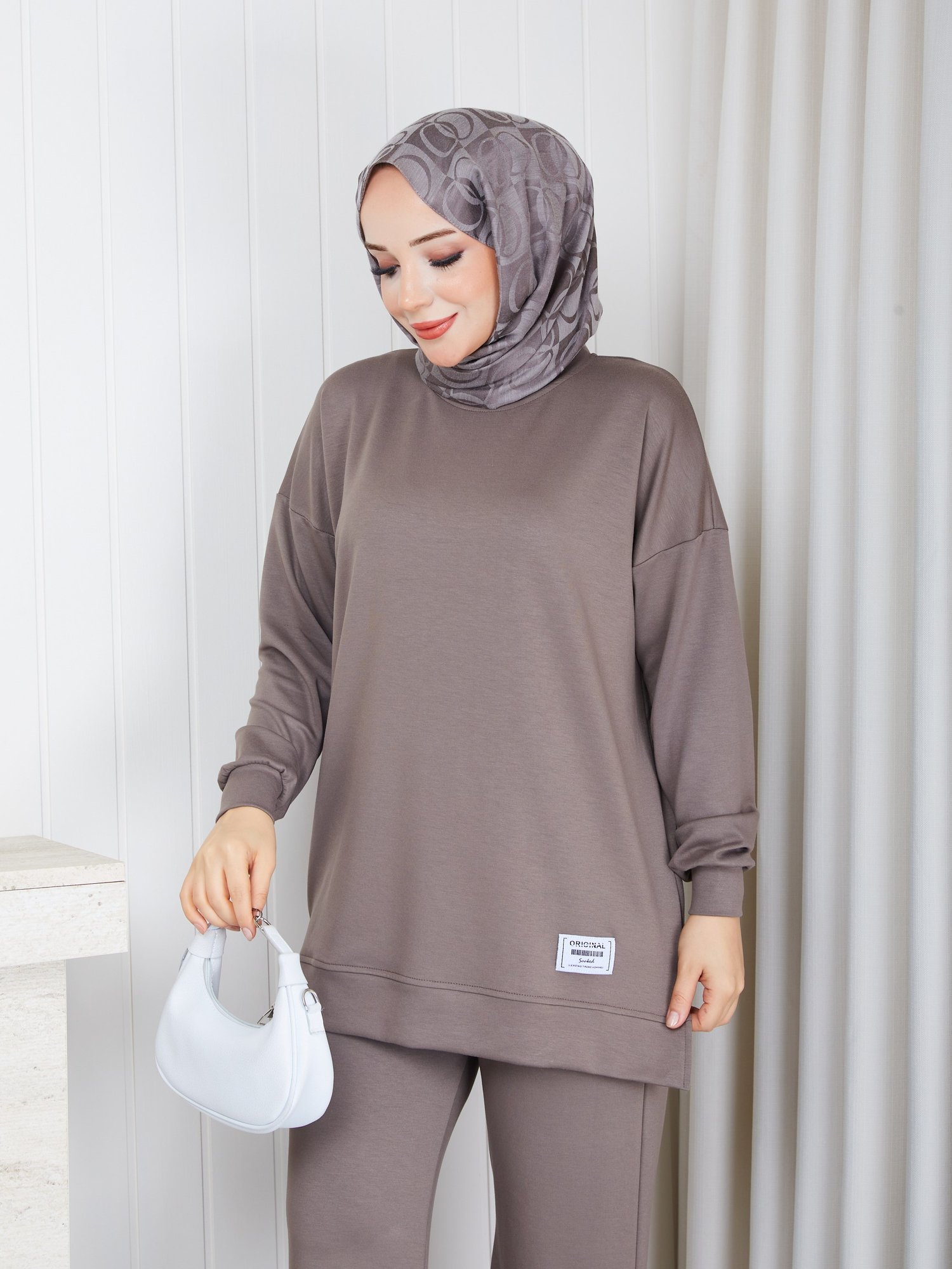 MODAL SWEATSHİRT İKİLİ TAKIM 