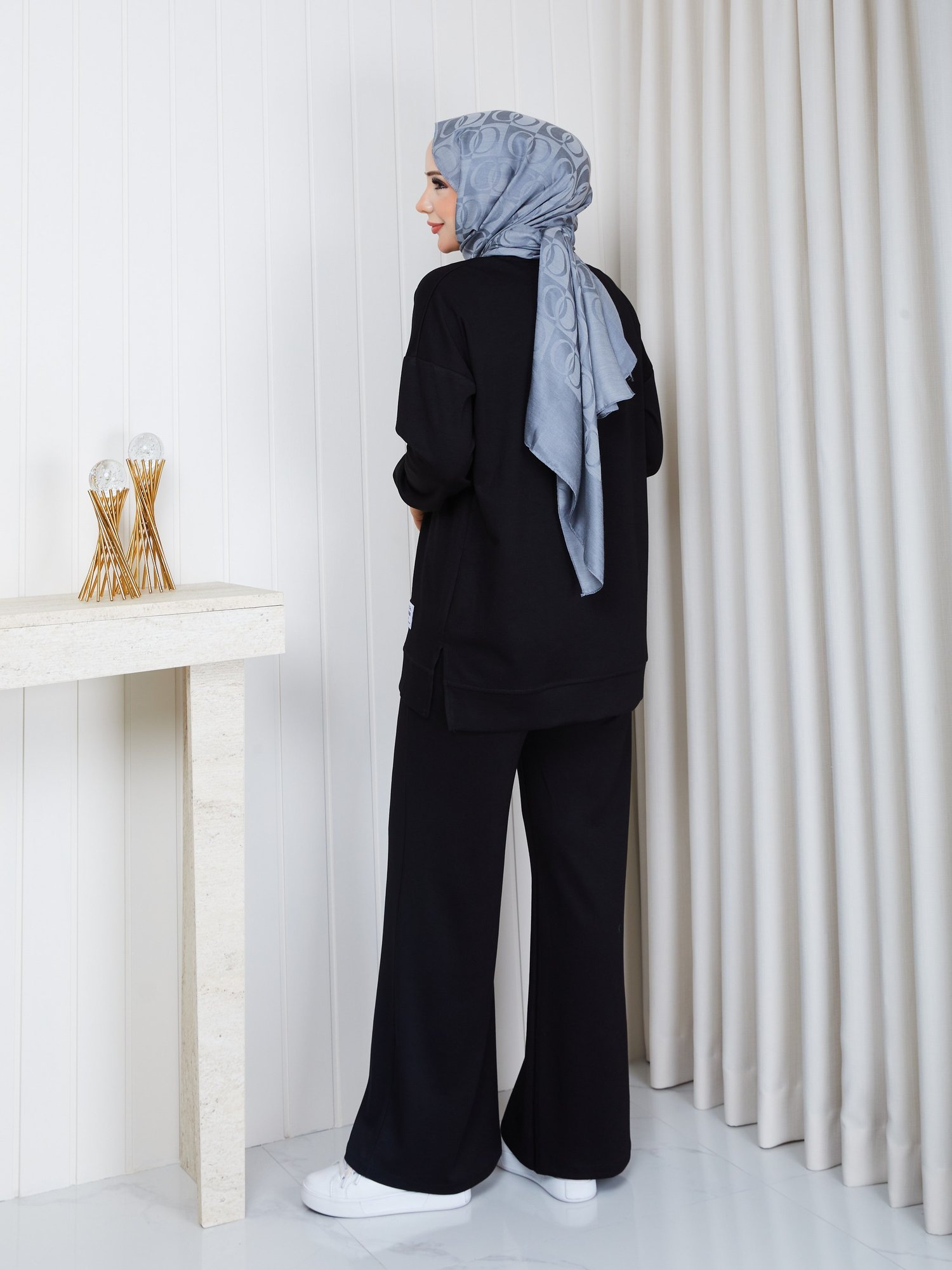 MODAL SWEATSHİRT İKİLİ TAKIM 
