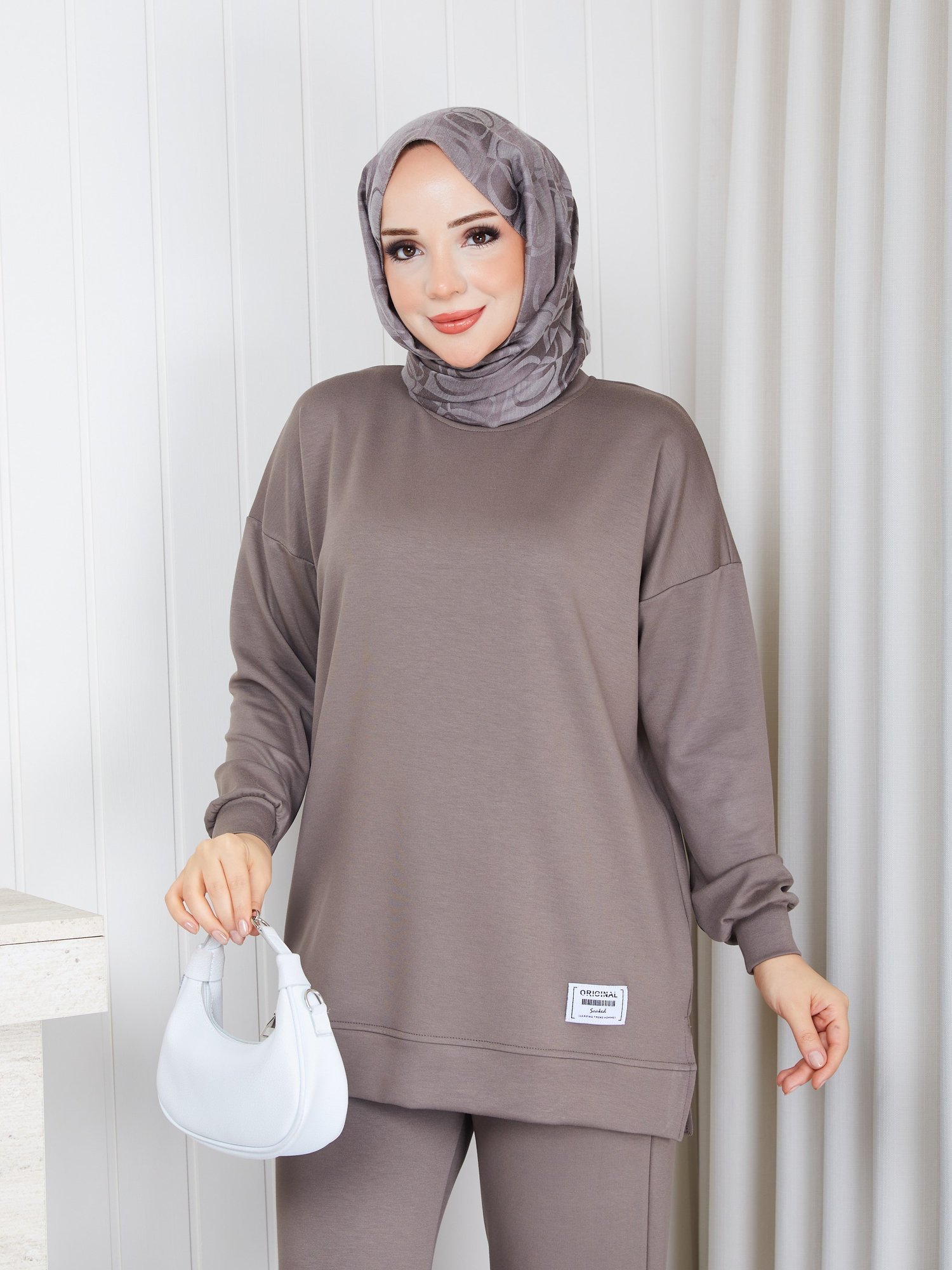 MODAL SWEATSHİRT İKİLİ TAKIM 
