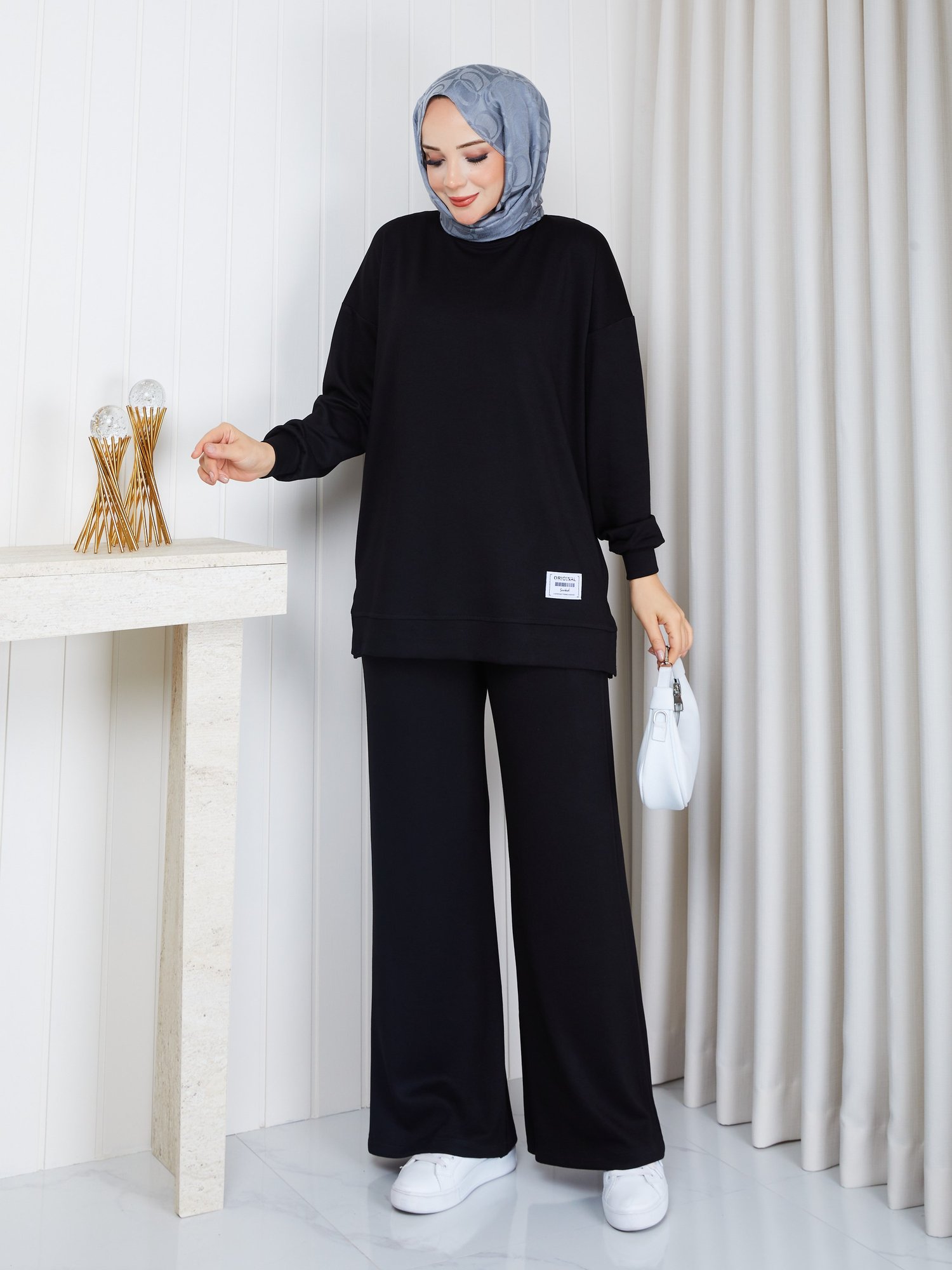 MODAL SWEATSHİRT İKİLİ TAKIM 