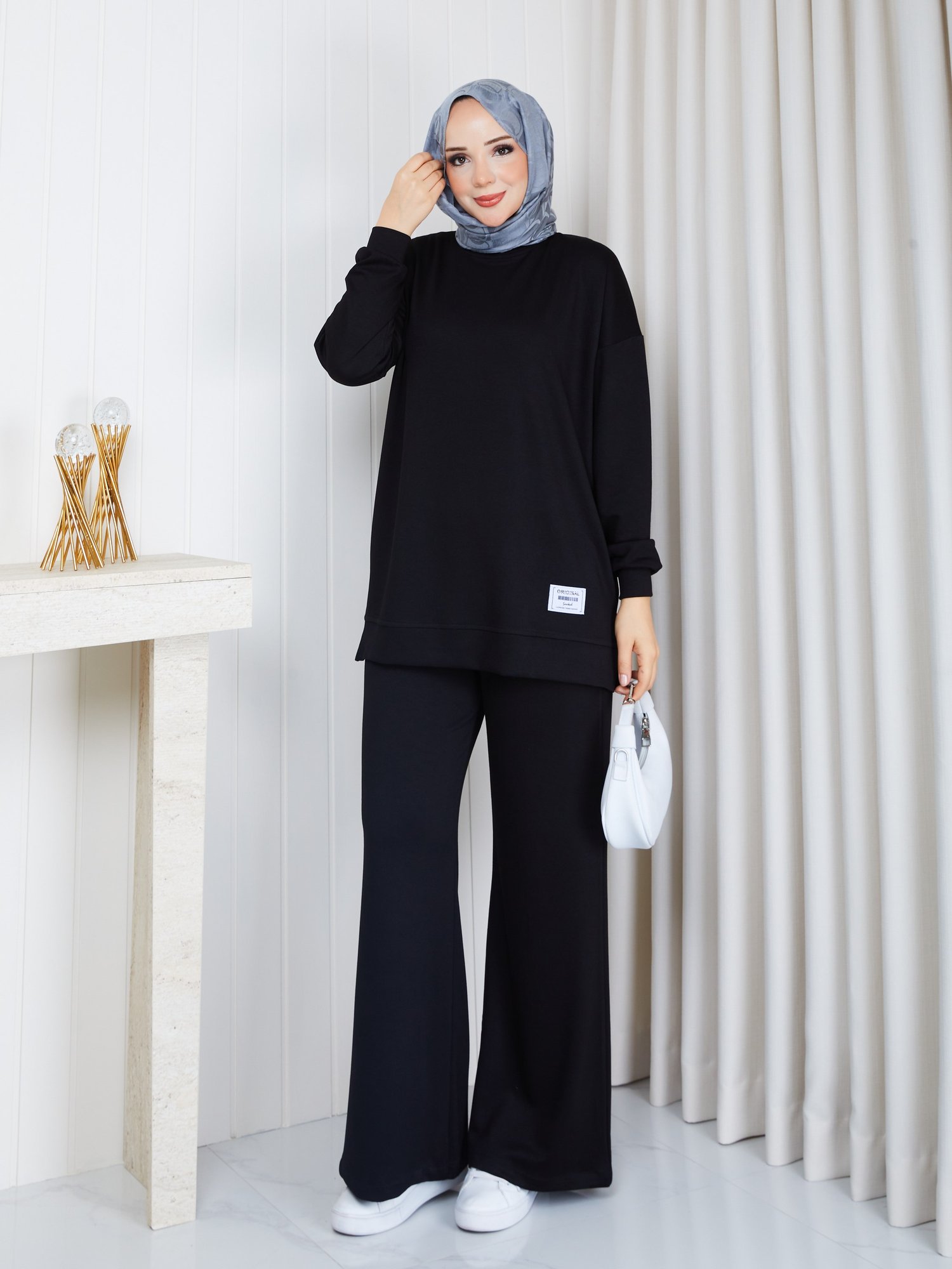 MODAL SWEATSHİRT İKİLİ TAKIM 