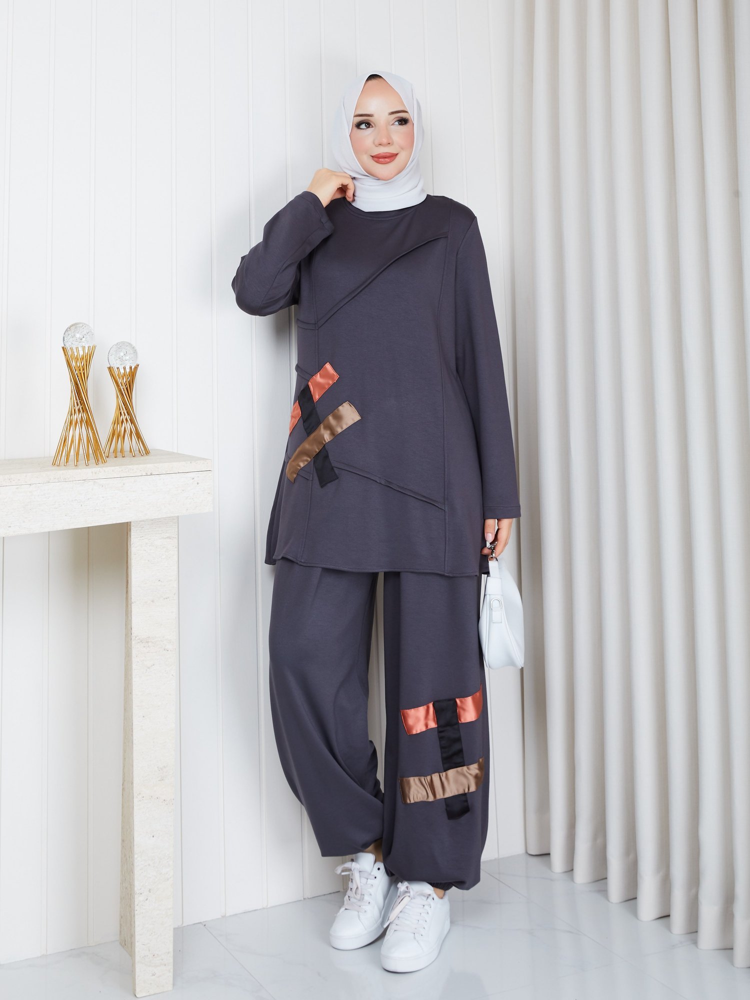 MODAL YASMİN İKİLİ TAKIM FÜME