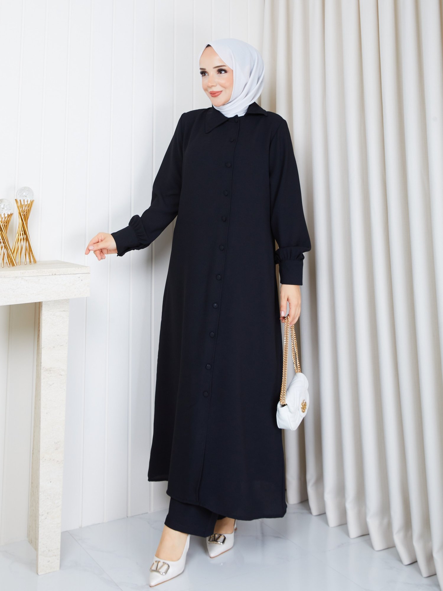 SEVDA İKİLİ TAKIM SİYAH