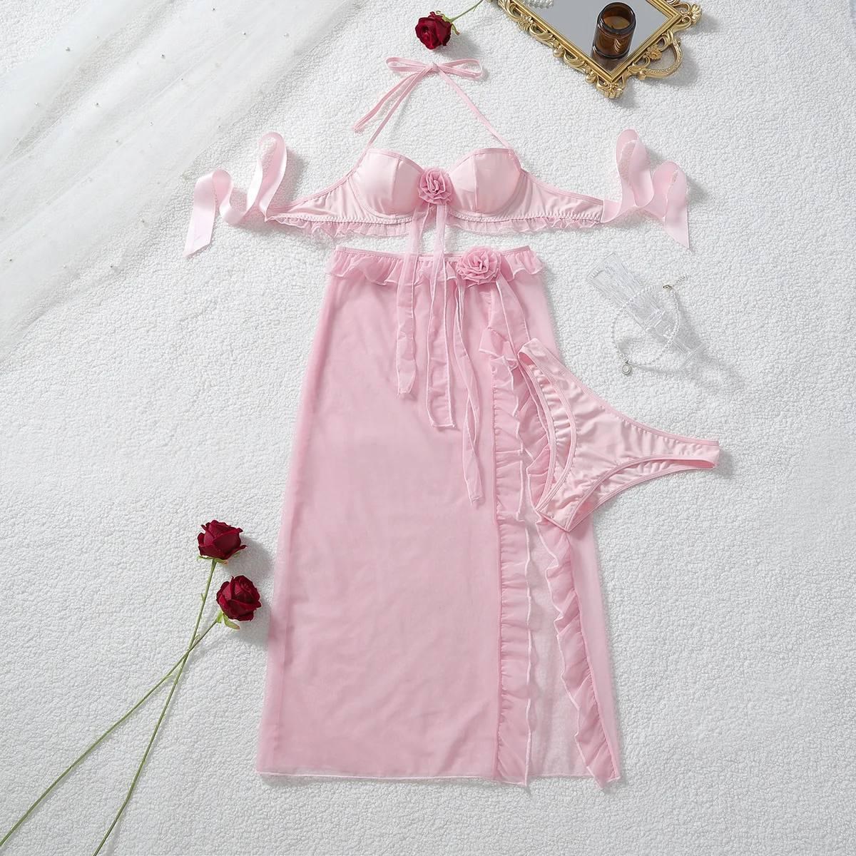 Rose Petal Blush Romantikc Pembe Elbise