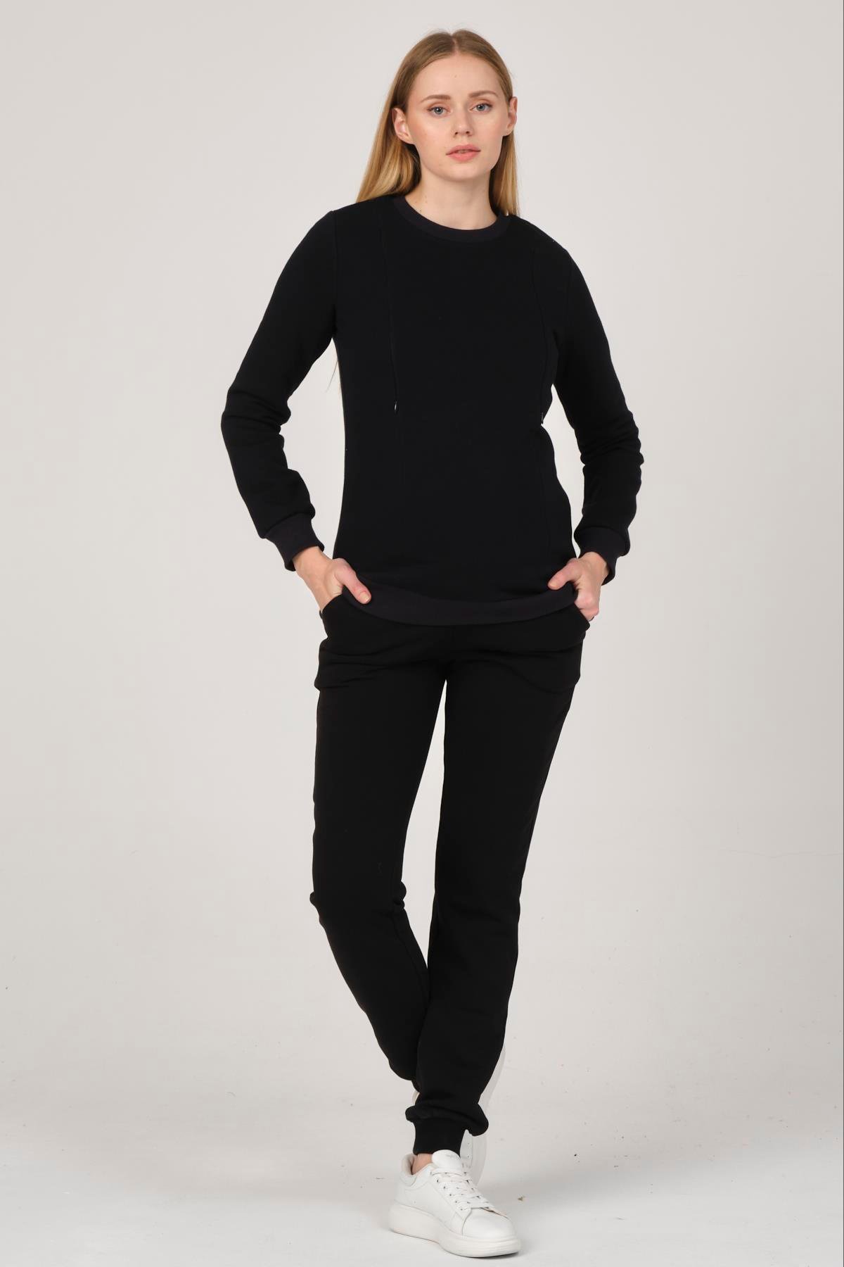 Busa Hamile Sweatshirt Koyu Lacivert