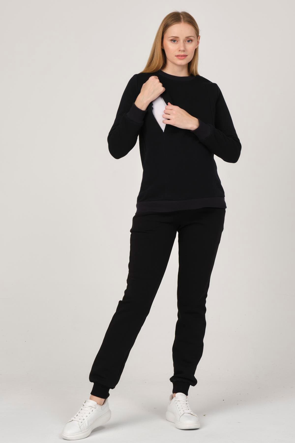 Busa Hamile Sweatshirt Koyu Lacivert