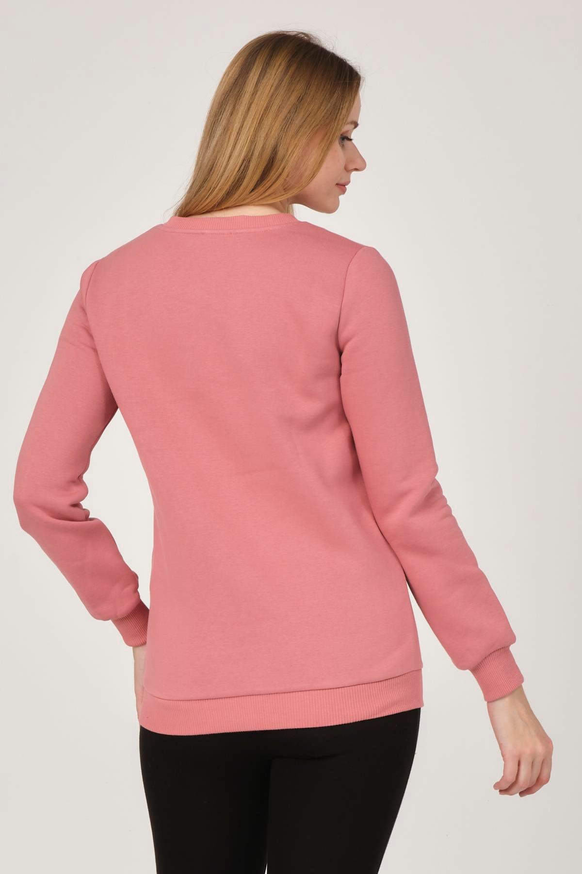 Busa Hamile Sweatshirt Gül Kurusu