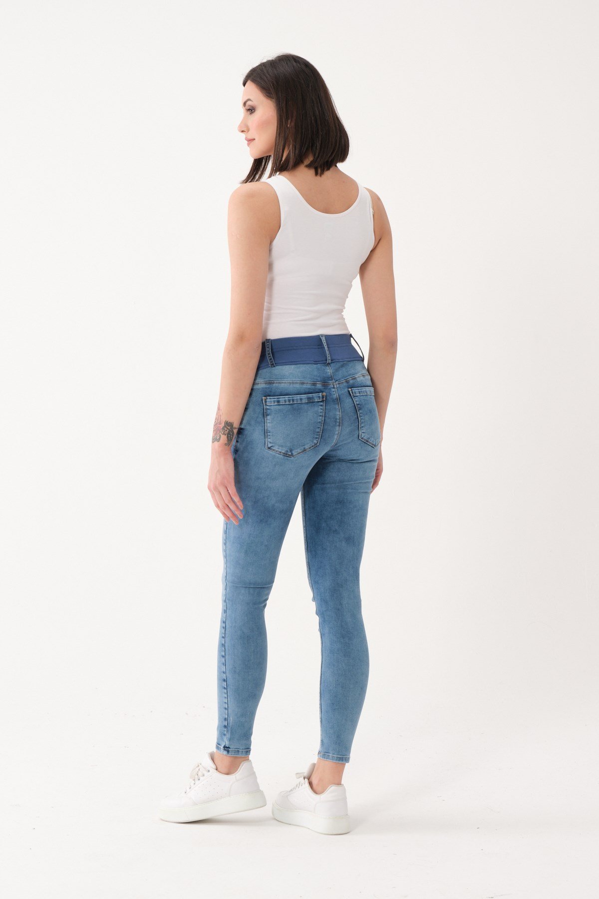 Busa Hamile Jeans Açık Mavi