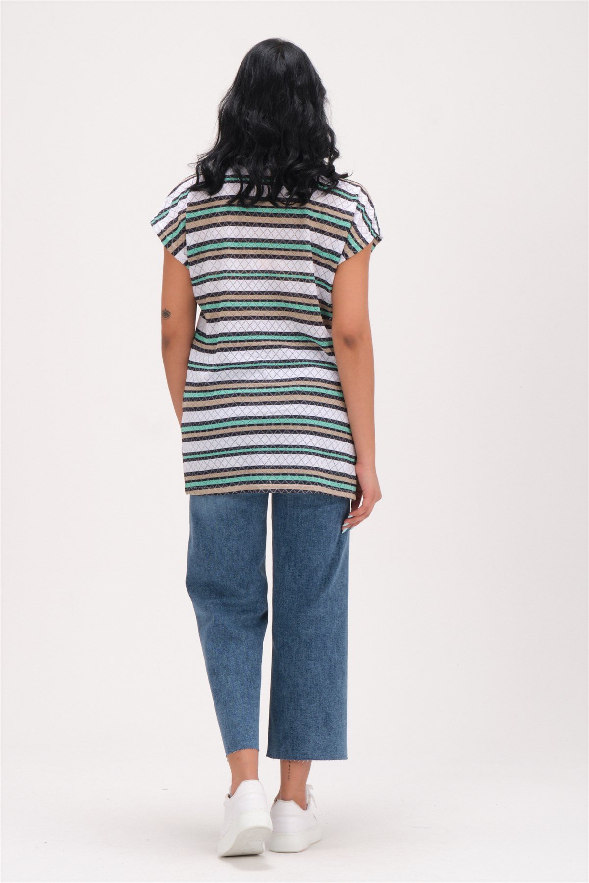 Busa Hamile Oversize T-Shirt Lacivert