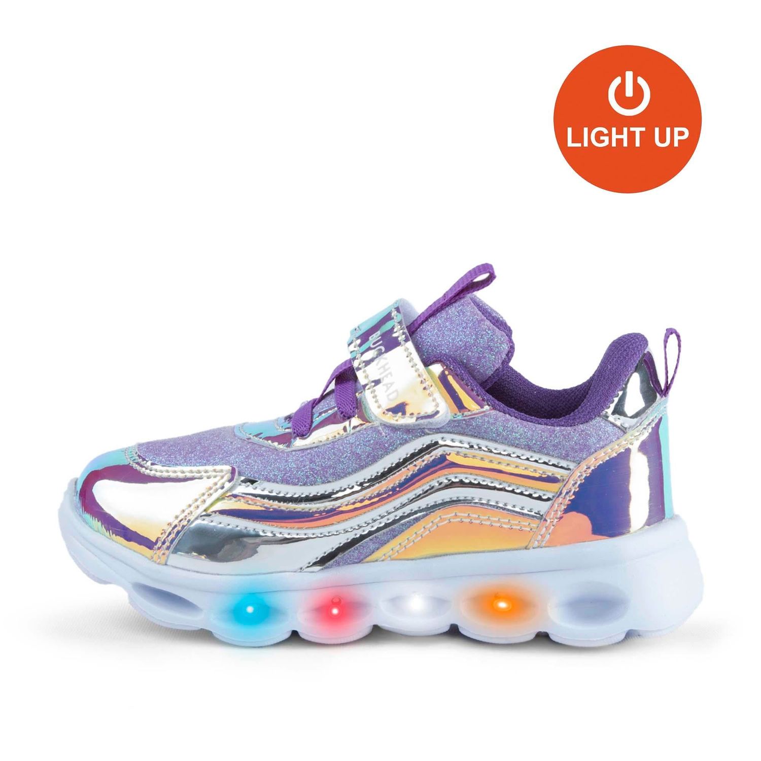Buckhead Buckhead ÇOCUK IŞIKLI CIRTLI GÜNLÜK AYAKKABI BUCK4246 TRİO SHİNY HOLOGRAM