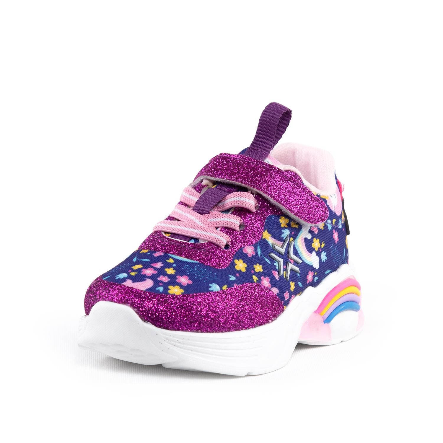 Buckhead Buckhead ÇOCUK IŞIKLI CIRTLI GÜNLÜK AYAKKABI BUCK4122 RAINBOW