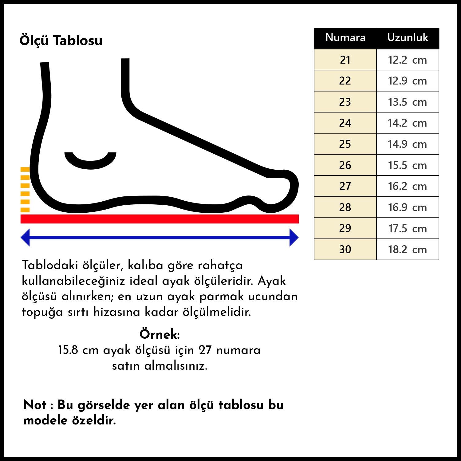 Buckhead Buckhead ÇOCUK IŞIKLI CIRTLI GÜNLÜK AYAKKABI BUCK4030 CHUCK