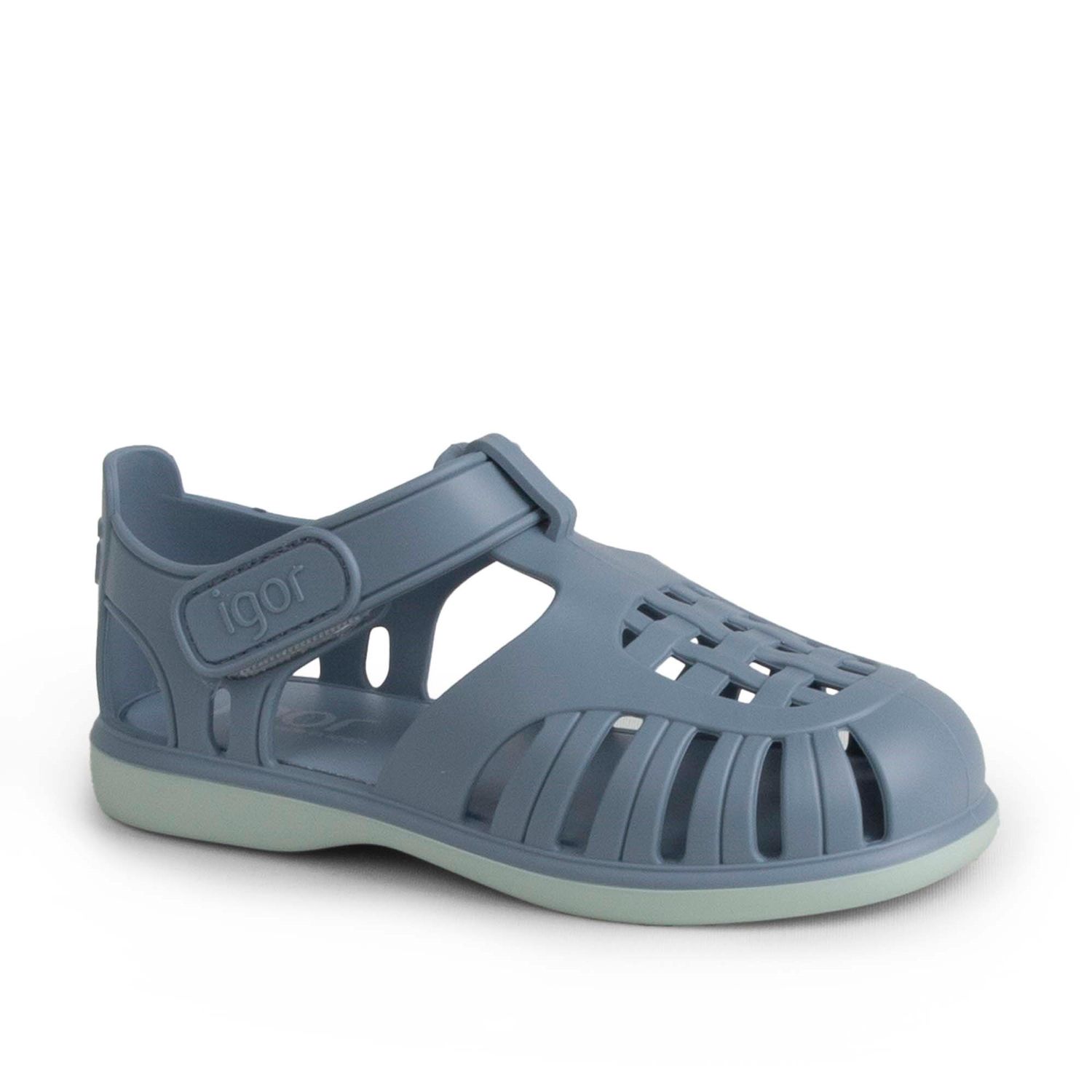 Igor Igor Çocuk Cırtlı Sandalet BB355 Tobby Solıd Bıcolor