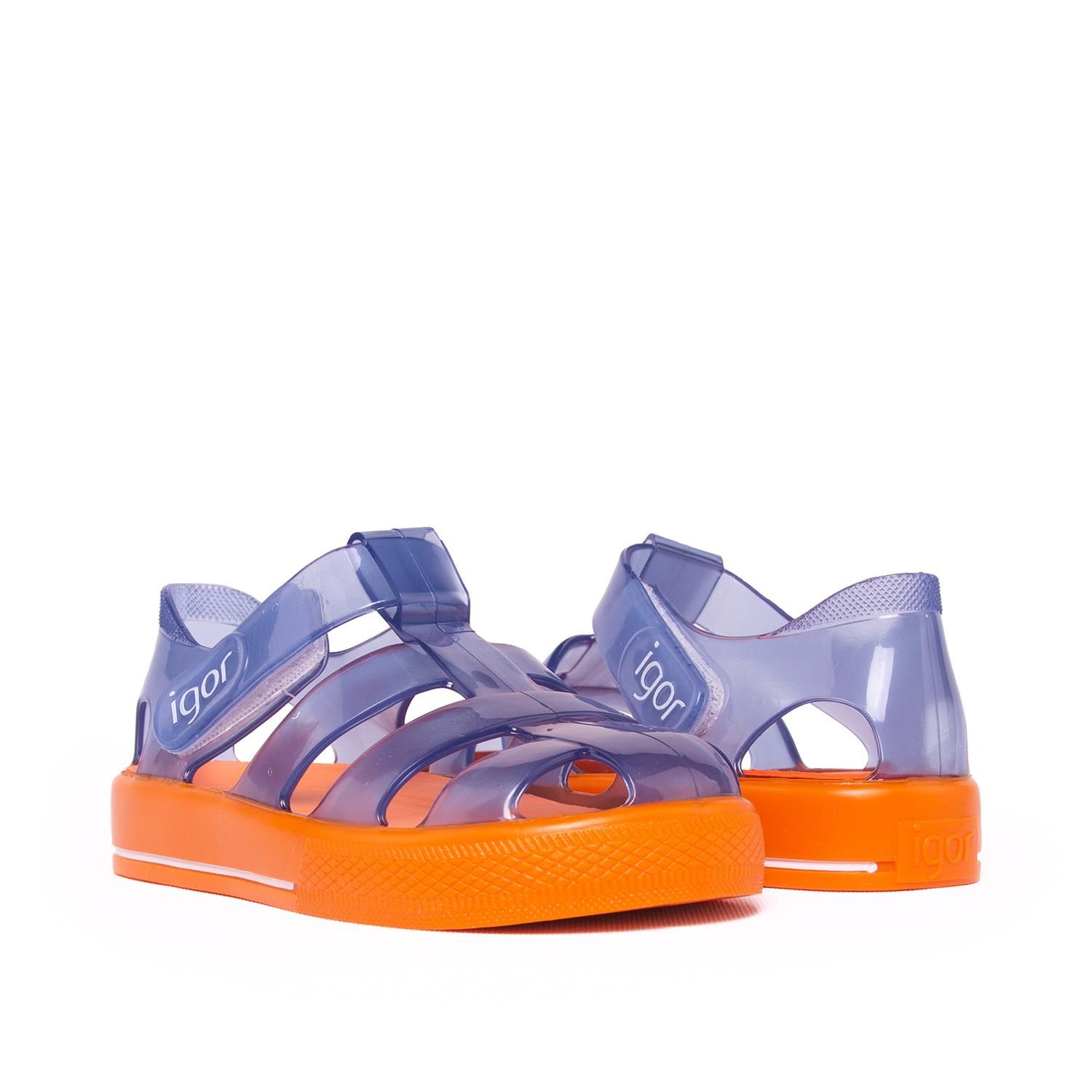 Igor Igor Çocuk Cırtlı Sandalet S10270 Star Bıcolor