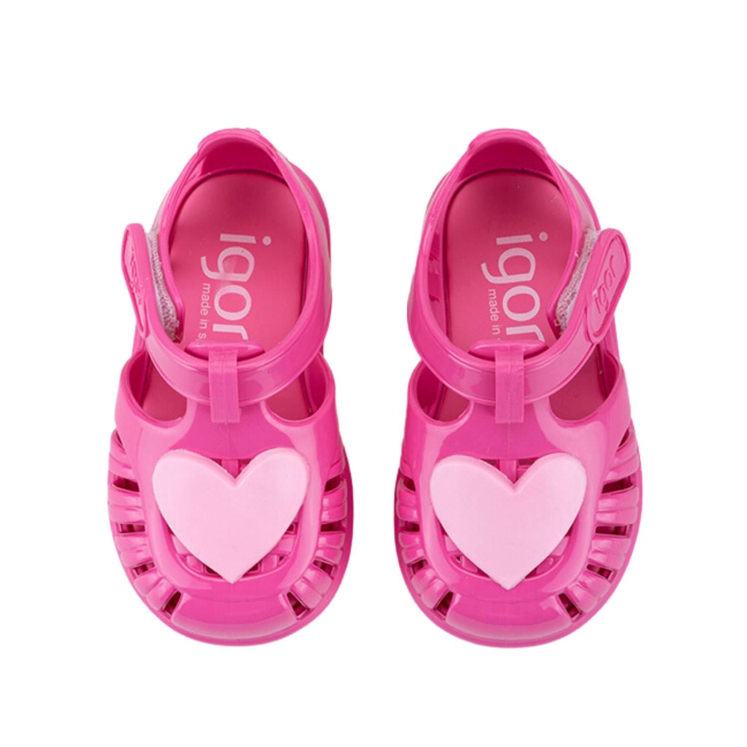 Igor Igor Çocuk Cırtlı Sandalet S10310 Tobby Gloss  Love