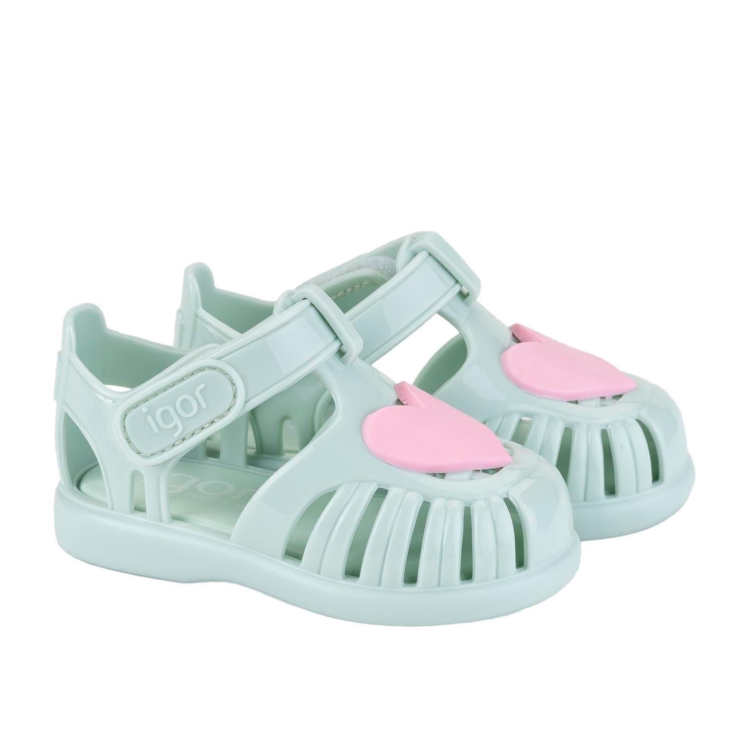Igor Igor Çocuk Cırtlı Sandalet S10310 Tobby Gloss  Love