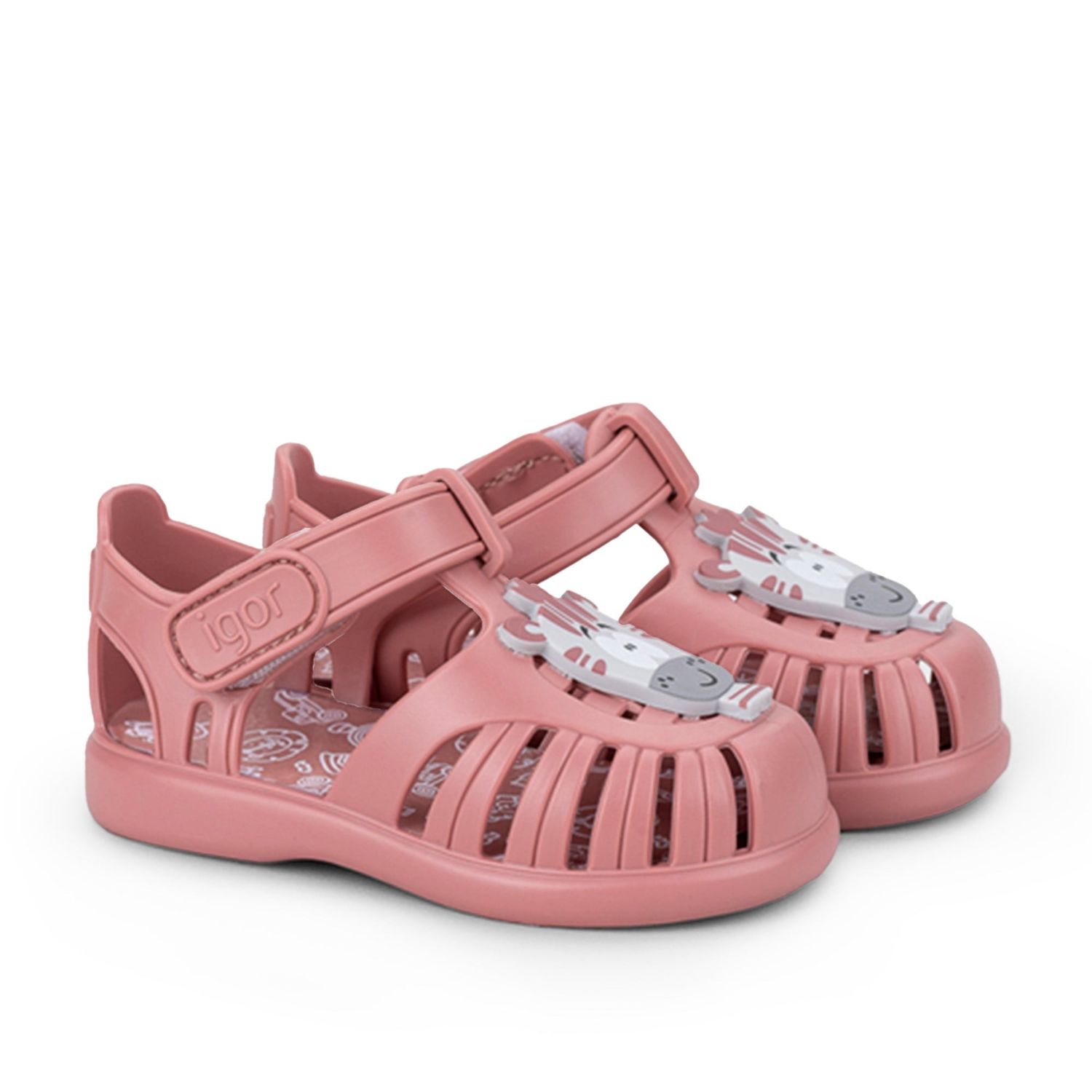Igor Igor Çocuk Cırtlı Sandalet S10373 Tobby Zebra