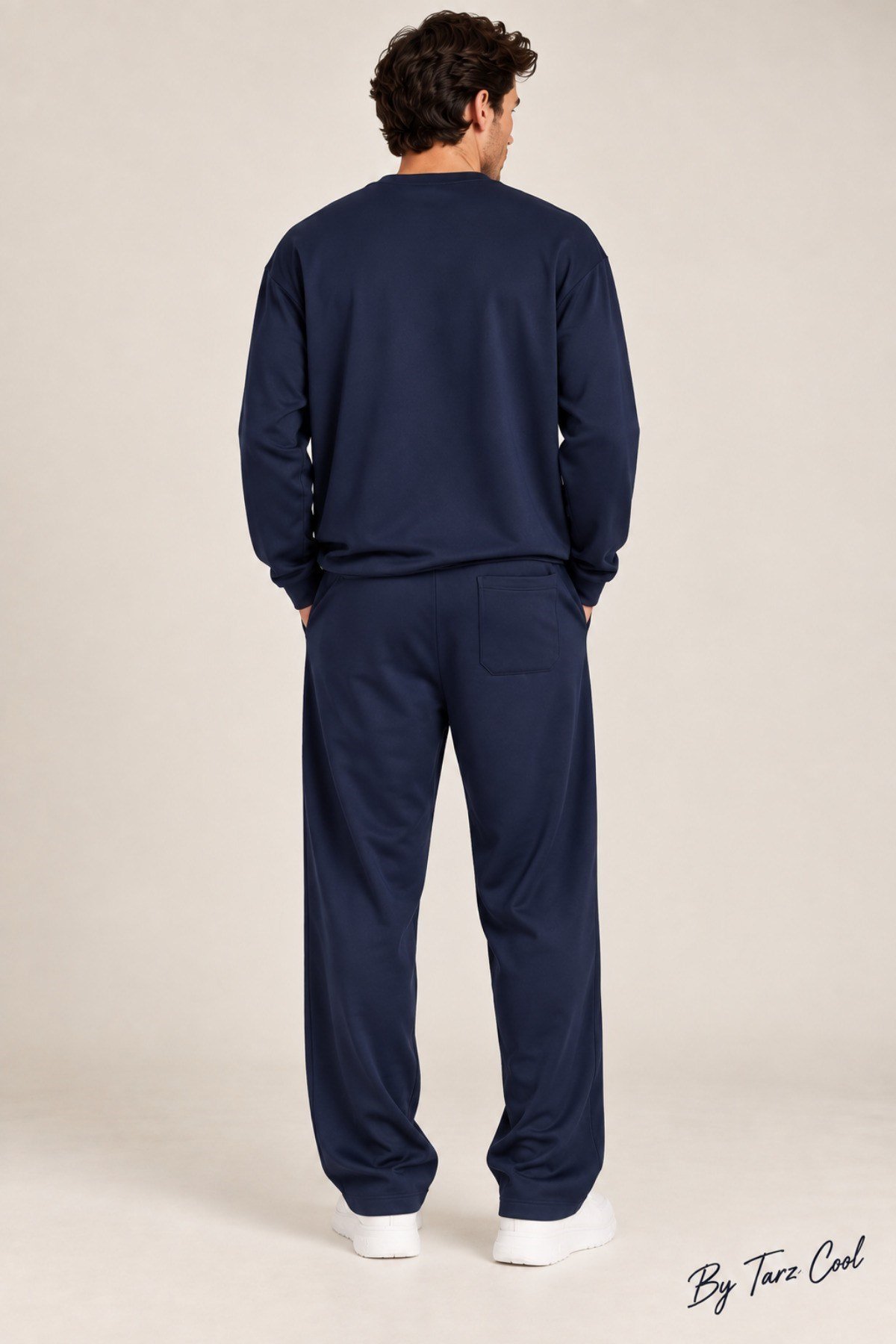 Tarz CoolAlt - Üst TakımOYSTKMER02-Kahverengi-XLErkek Oversize %100 Oyşo Bisiklet Yaka Sweatshirt Bol Paça Alt Üst Takım