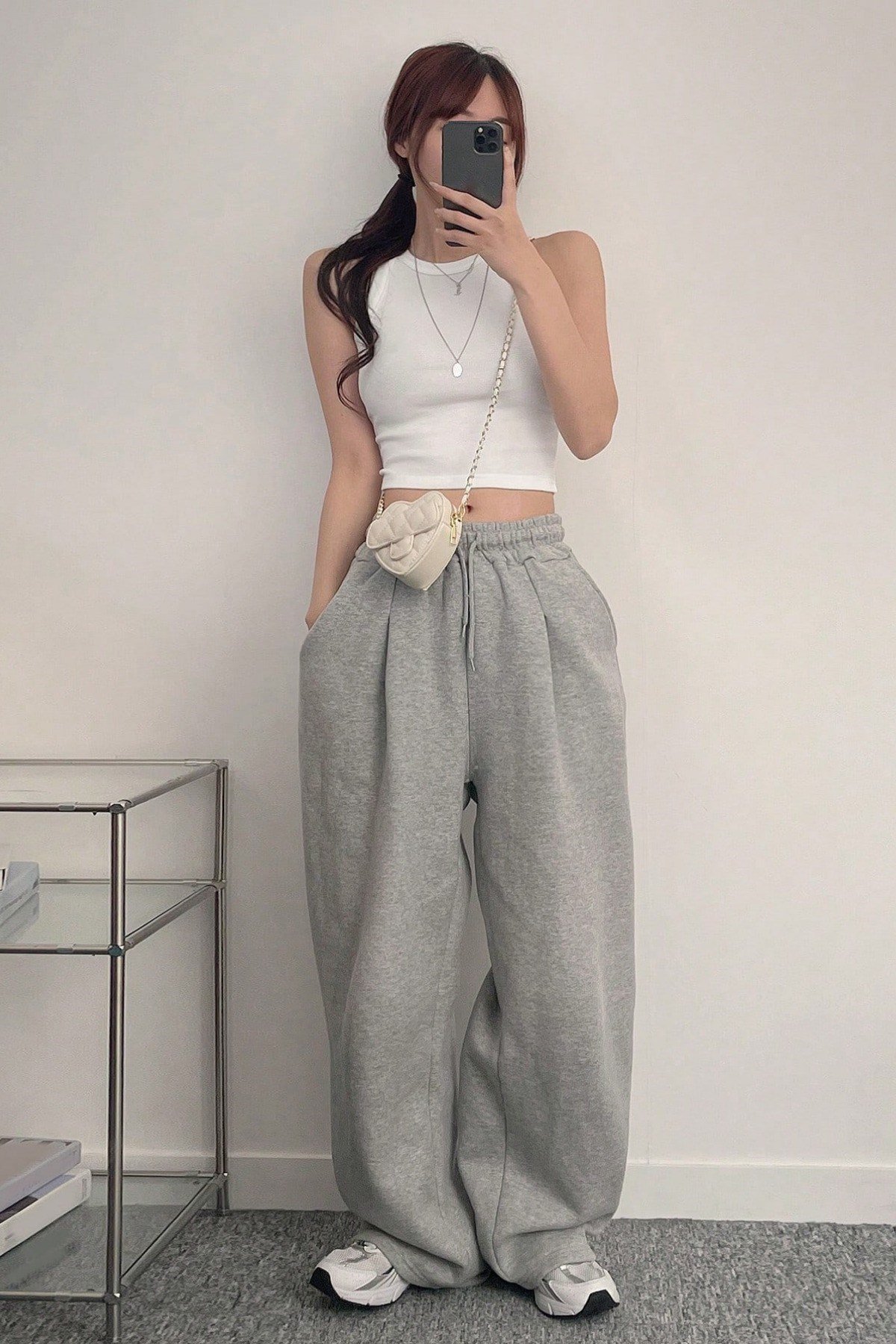 Tarz CoolCropACRP025R01Kadın Kaşkorse Geniş Askılı Fitilli Crop Atlet