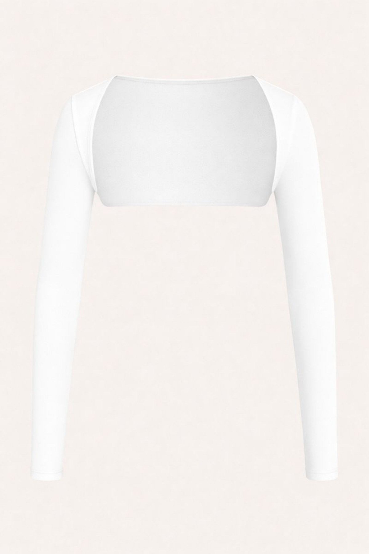 Tarz CoolCropBLRTST026SYHXLKadın Uzun Kollu Crop Bolero Bluz – Esnek Kumaş, Şık ve Modern Tasarım