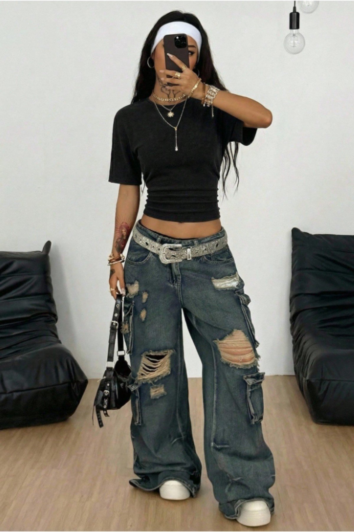 Tarz CoolCropBZGLCRTS026-M4-R9Kadın Kısa Kollu Crop Tişört – Bisiklet Yaka, Slim Fit, Günlük & Şık Basic T-Shirt