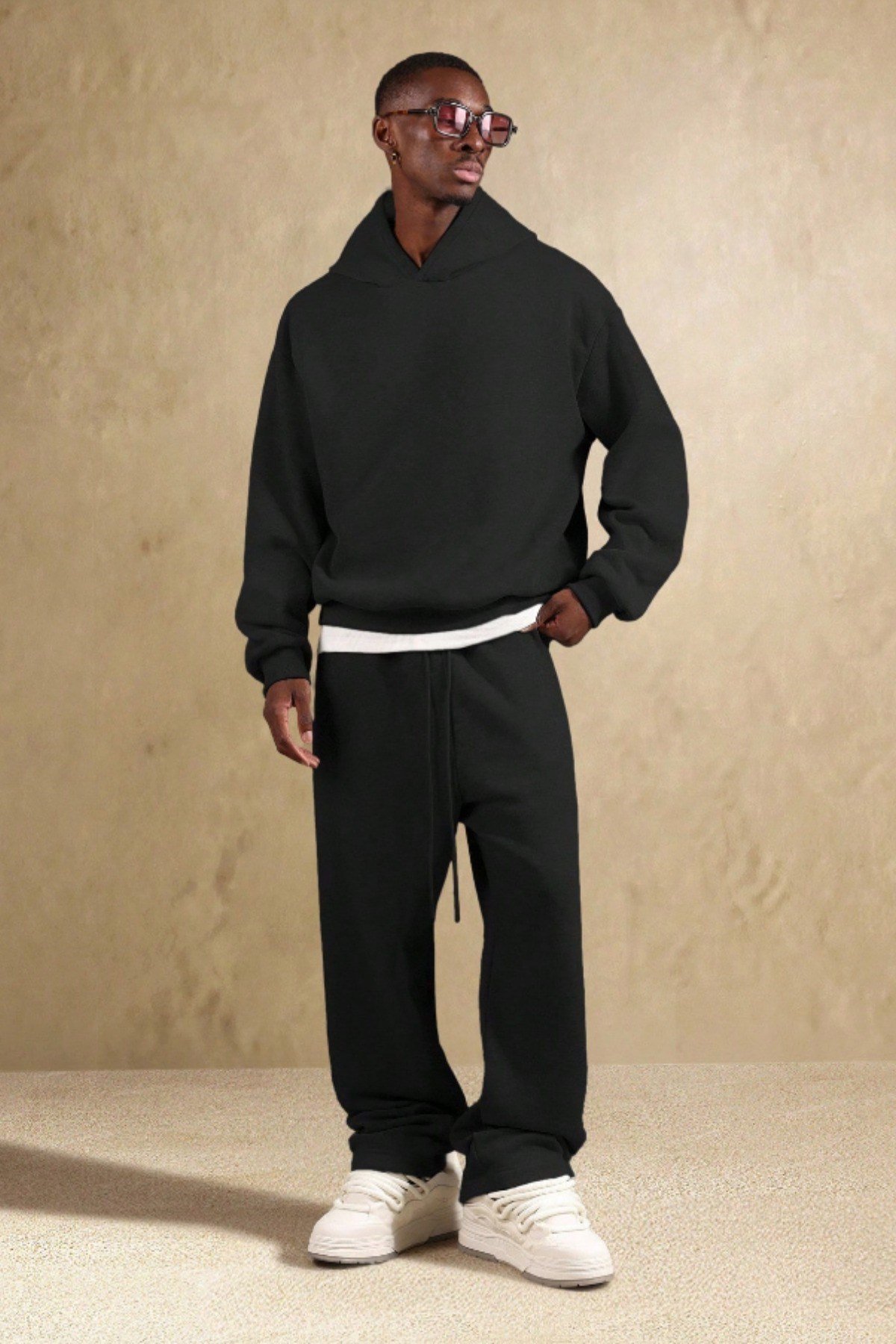 Tarz CoolEşofman AltıOBGGYPNT01R03Oversize Rahat Kesim Baggy Erkek Eşofman Altı