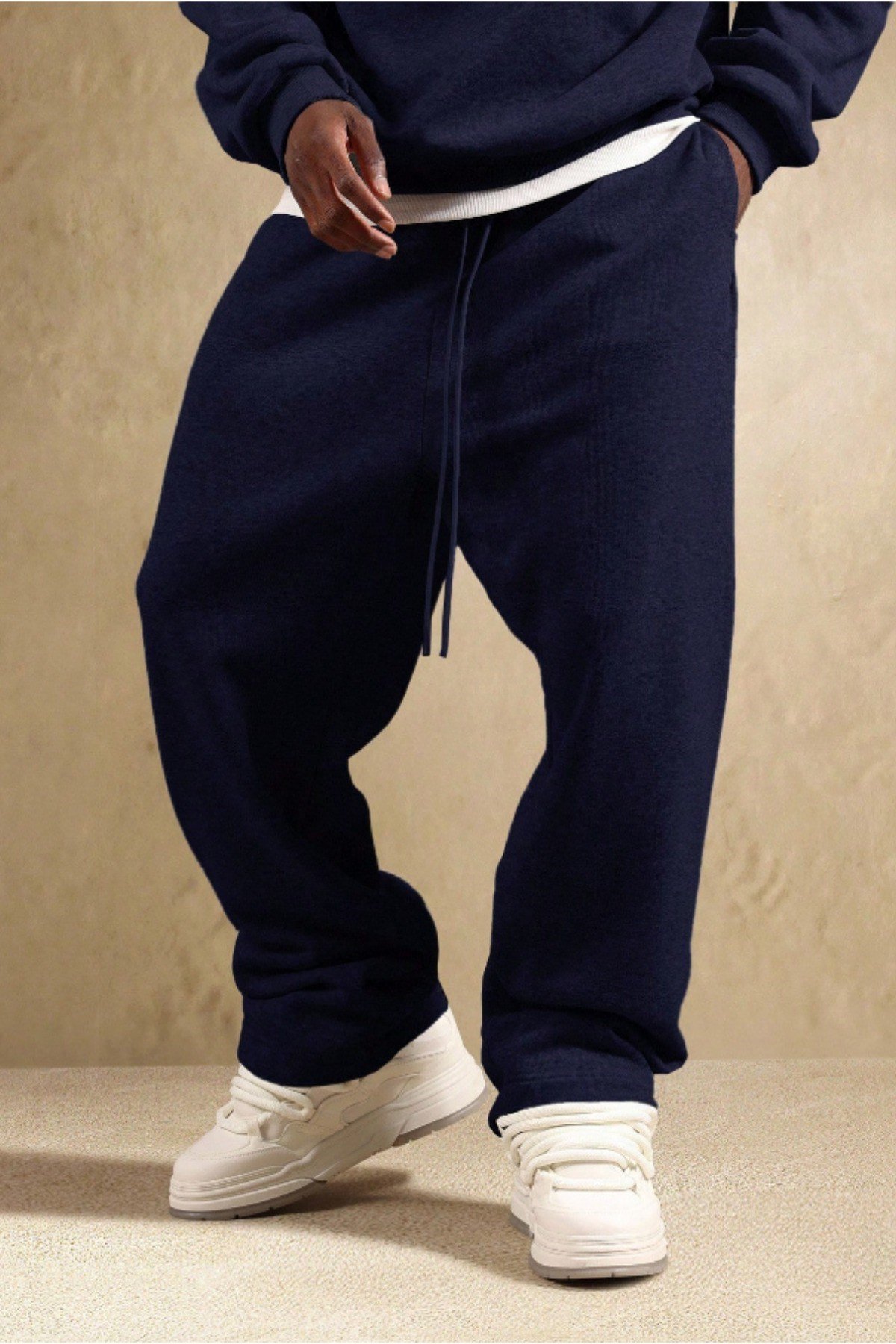 Tarz CoolEşofman AltıOBGGYPNT01R03Oversize Rahat Kesim Baggy Erkek Eşofman Altı