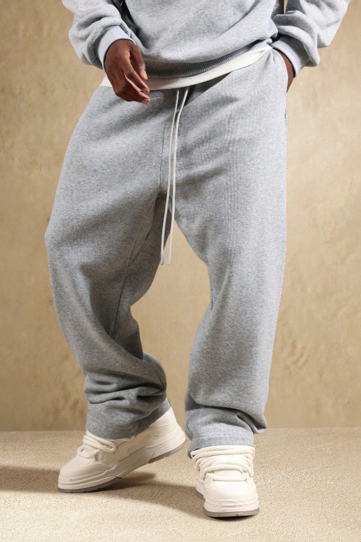 Tarz CoolEşofman AltıOBGGYPNT01R03Oversize Rahat Kesim Baggy Erkek Eşofman Altı