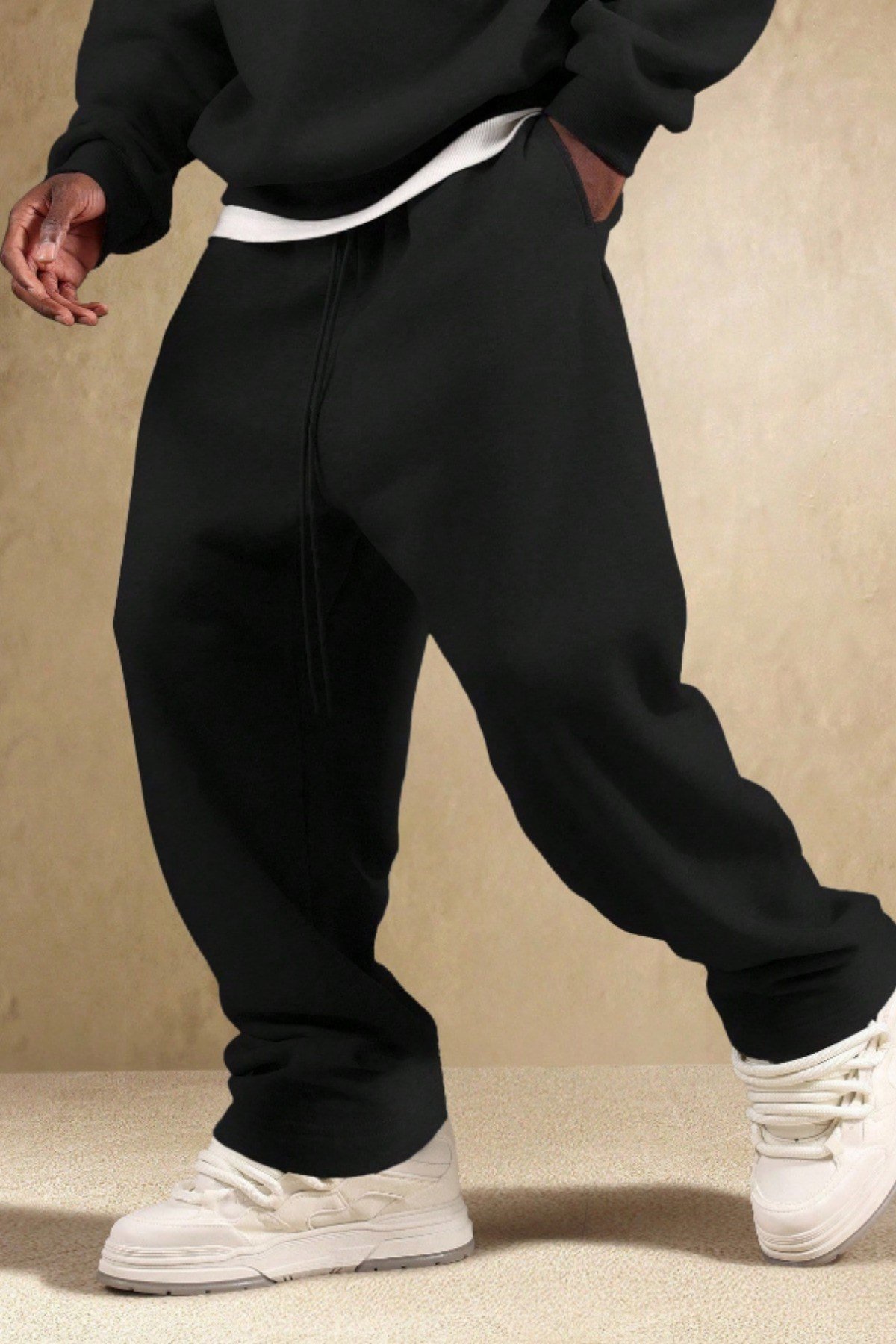 Tarz CoolEşofman AltıOBGGYPNT01R03Oversize Rahat Kesim Baggy Erkek Eşofman Altı
