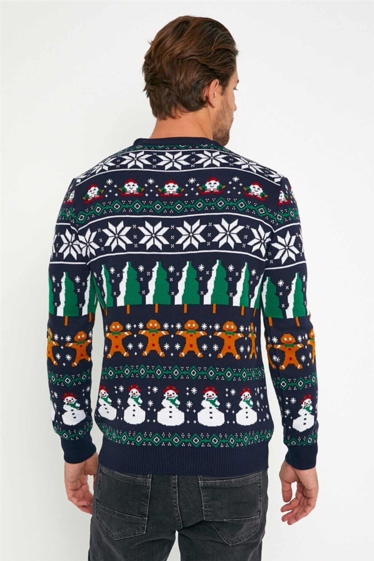 Tarz CoolKazakNOELKZKR04Erkek Christmas Yılbaşı Kazağı