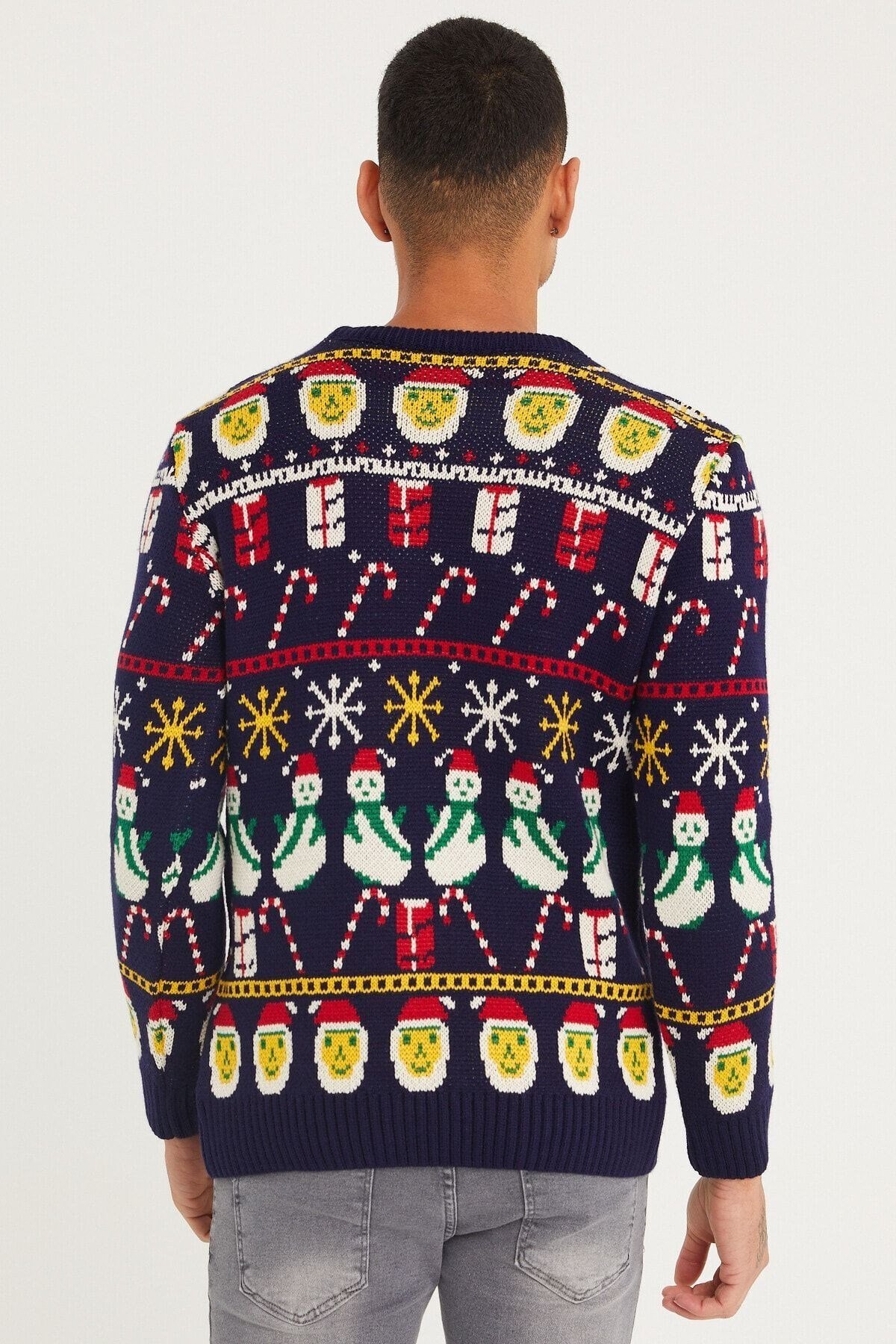 Tarz CoolKazakNOELKZKR04Erkek Christmas Yılbaşı Kazağı