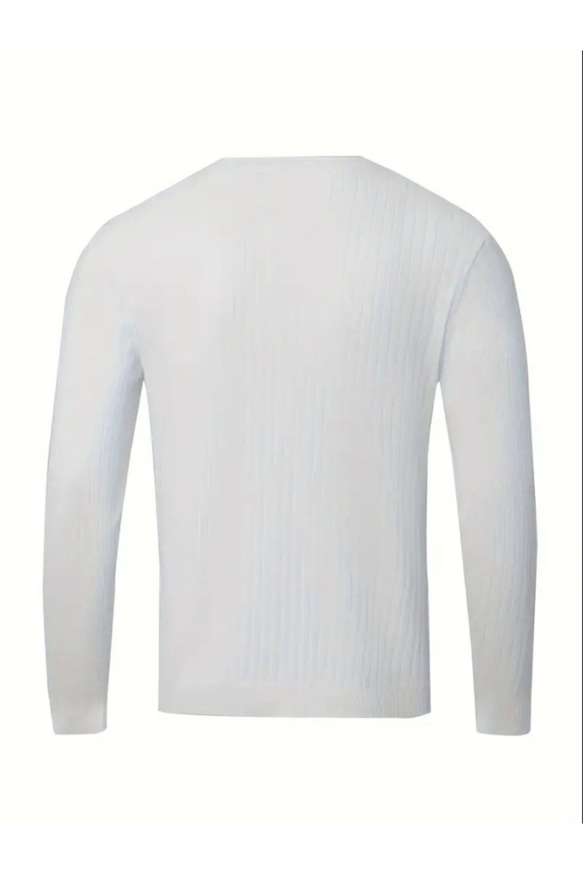 Tarz CoolKazakTRZ18194R02-3Erkek Bisiklet Yaka Slim Fit Triko Kazak