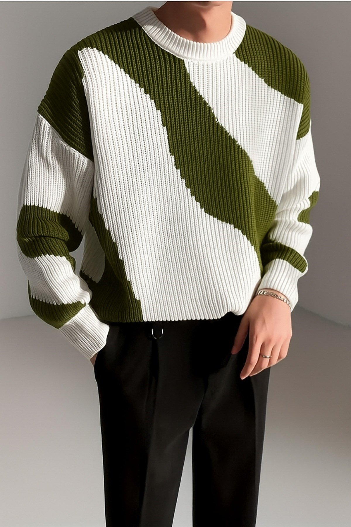 Tarz CoolKazakTRZ19103R05Erkek Regular Fit Triko Kazak